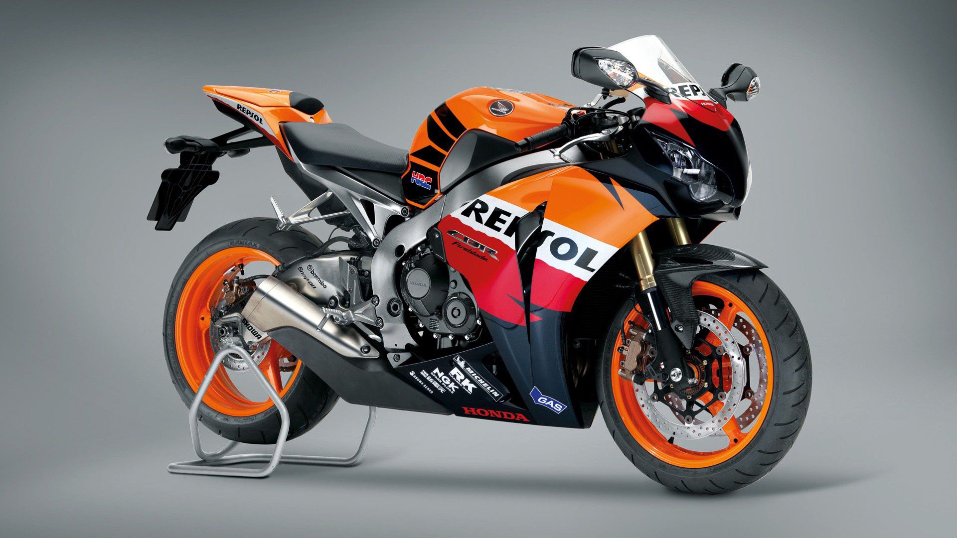 side view, honda, motorcycles, motorcycle, repsol cellphone