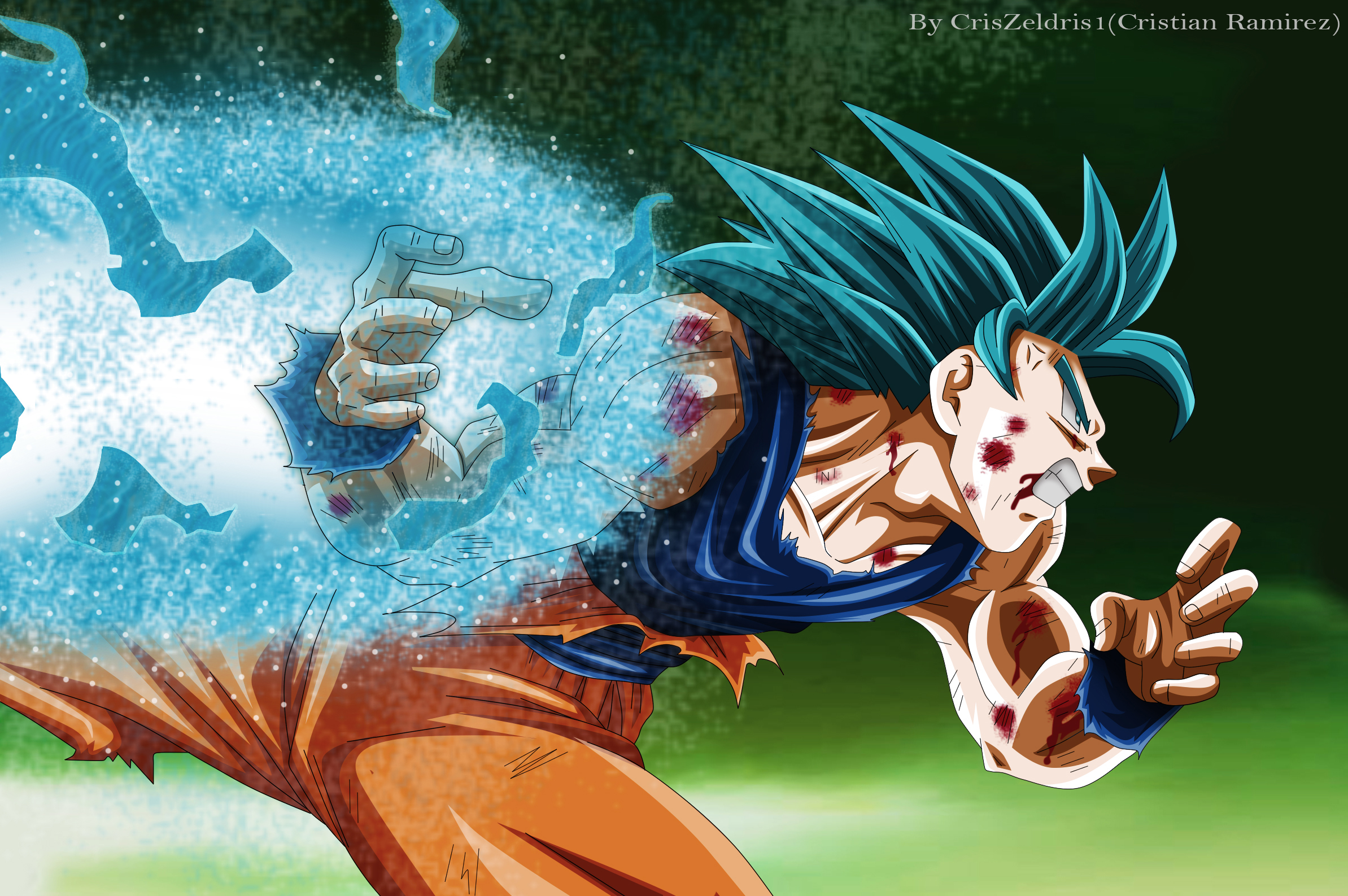 Baixe gratuitamente a imagem Anime, Goku, Dragon Ball, Dragon Ball Super, Super Saiyajin Azul na área de trabalho do seu PC
