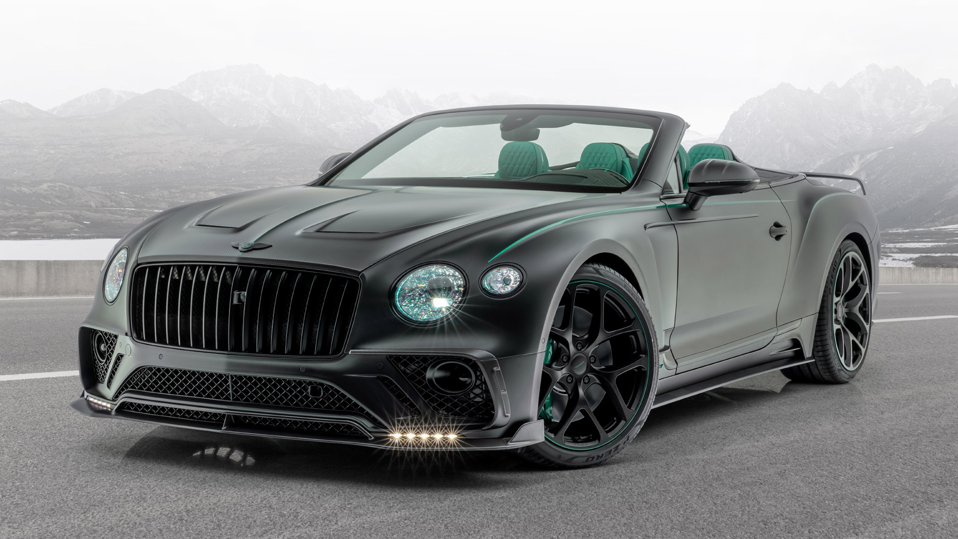 Завантажити шпалери Bentley Continental Gt V8 Convertible Від Mansory на телефон безкоштовно