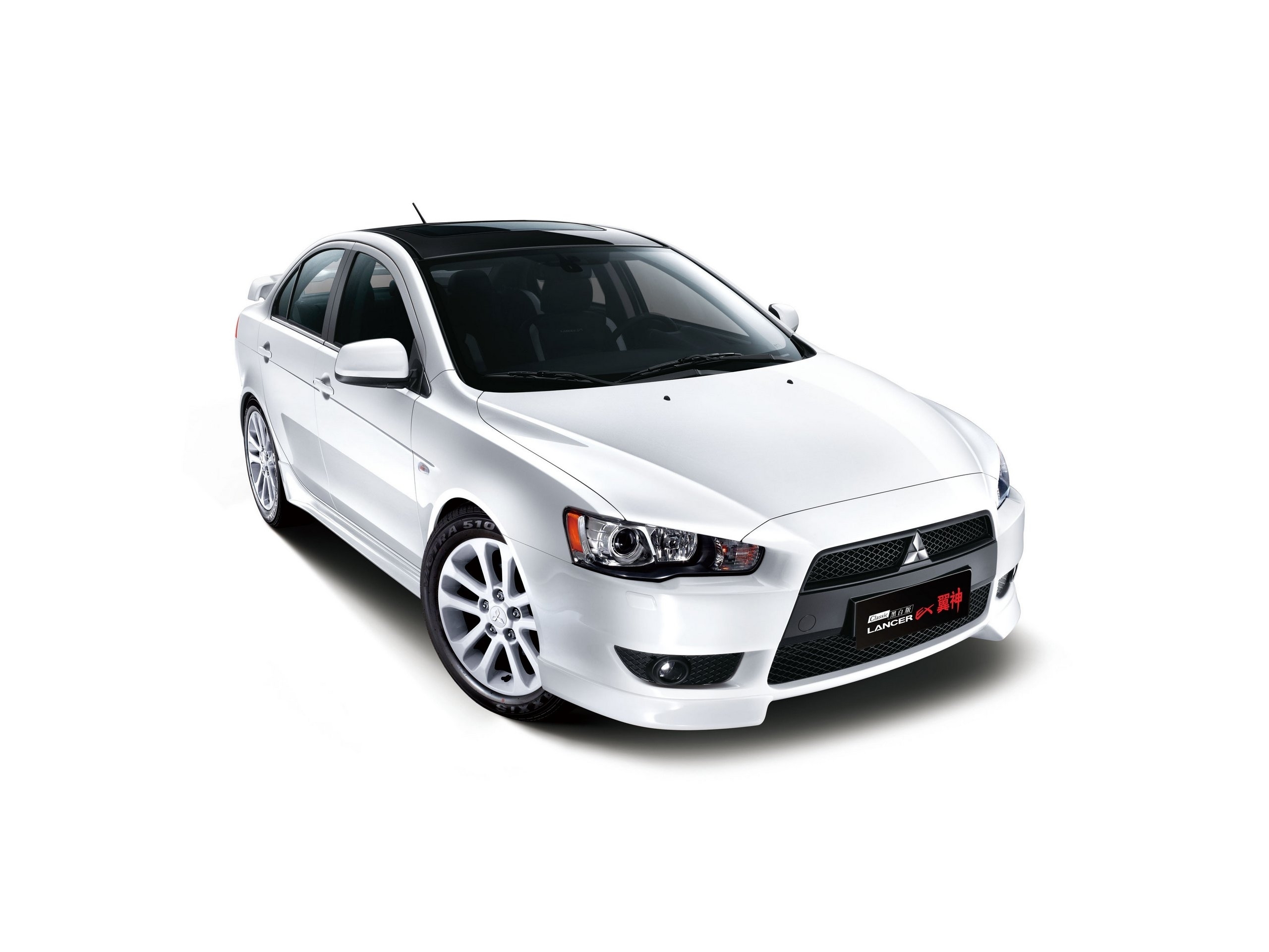 414124 descargar fondo de pantalla mitsubishi lancer, vehículos, coche, mitsubishi, coche blanco: protectores de pantalla e imágenes gratis