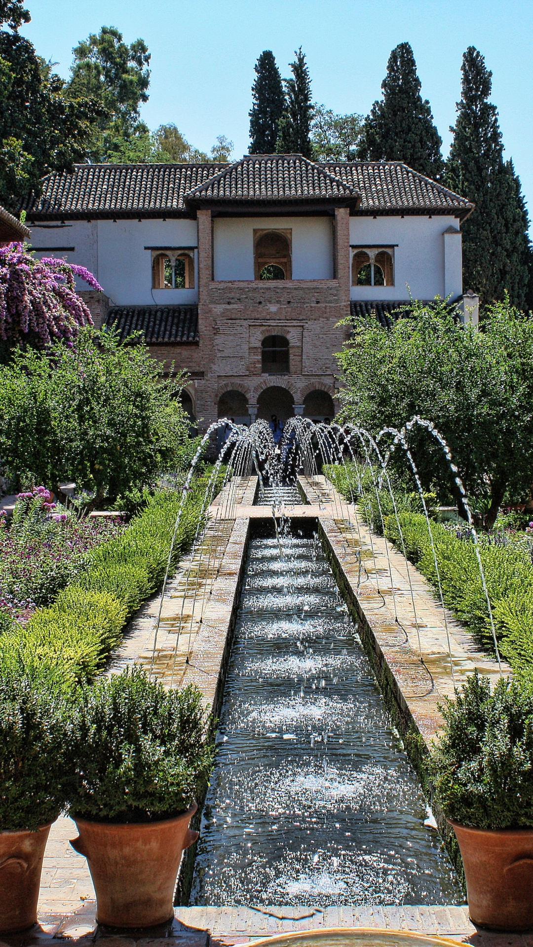 Baixar papel de parede para celular de Castelos, Jardim, Espanha, Granada, Feito Pelo Homem, Alhambra gratuito.