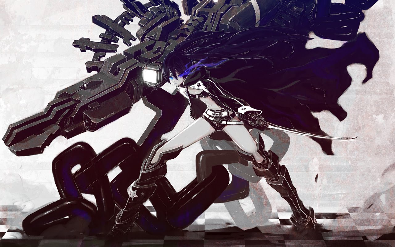 Free download wallpaper Anime, Black Rock Shooter on your PC desktop