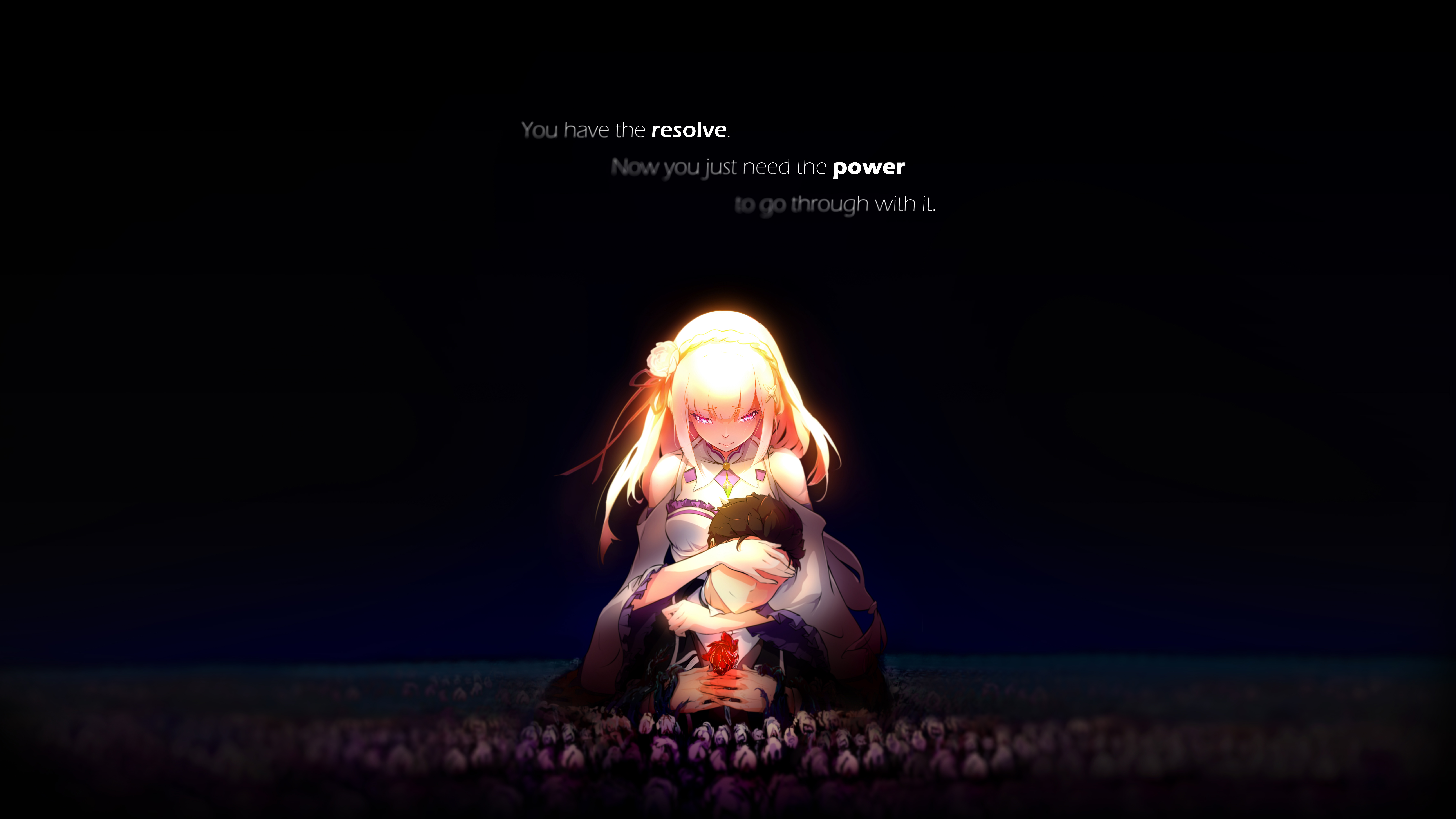 Descarga gratis la imagen Animado, Emilia (Re:zero), Re:zero Comenzando La Vida En Otro Mundo, Subaru Natsuki en el escritorio de tu PC