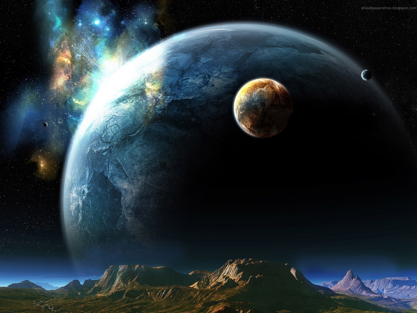 Descarga gratis la imagen Paisaje, Universo, Planetas en el escritorio de tu PC