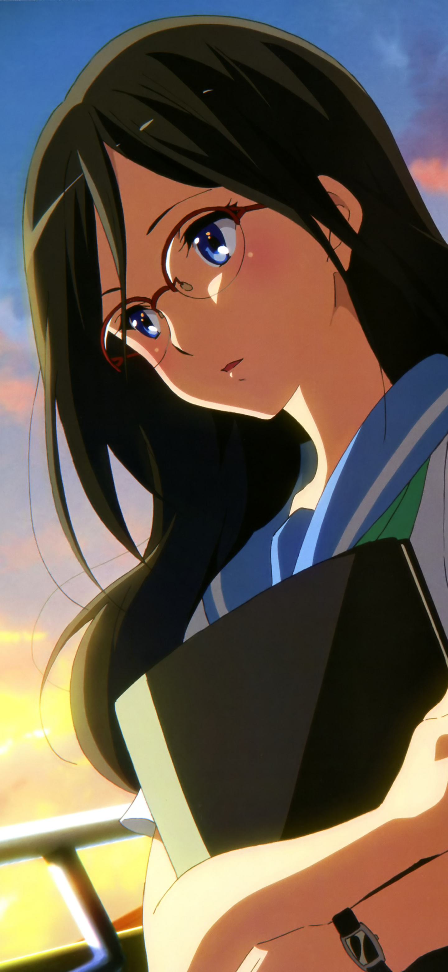 Download mobile wallpaper Anime, Black Hair, Long Hair, Sound! Euphonium, Asuka Tanaka for free.