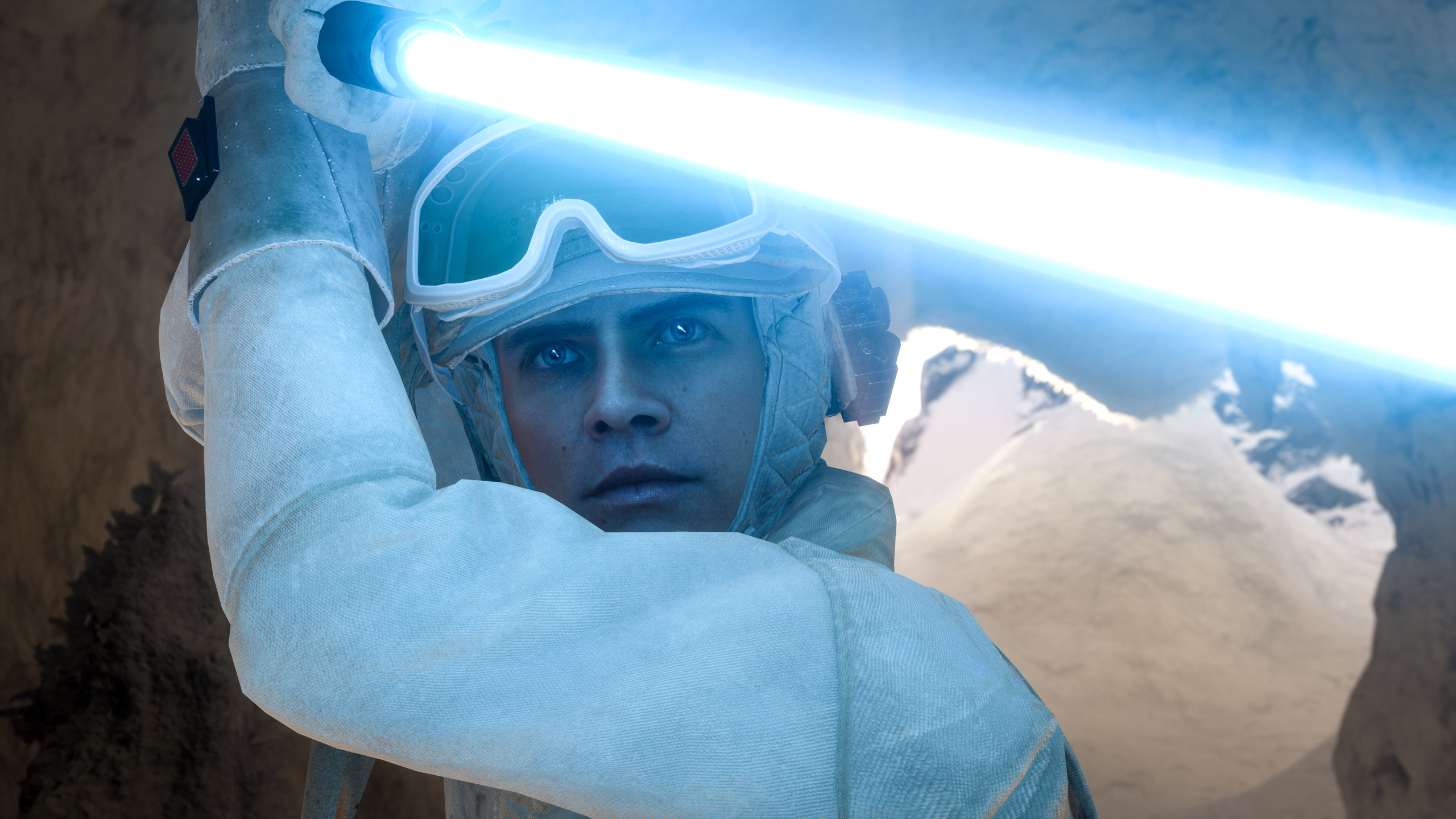 Handy-Wallpaper Lichtschwert, Computerspiele, Krieg Der Sterne, Luke Skywalker, Star Wars Battlefront (2015) kostenlos herunterladen.