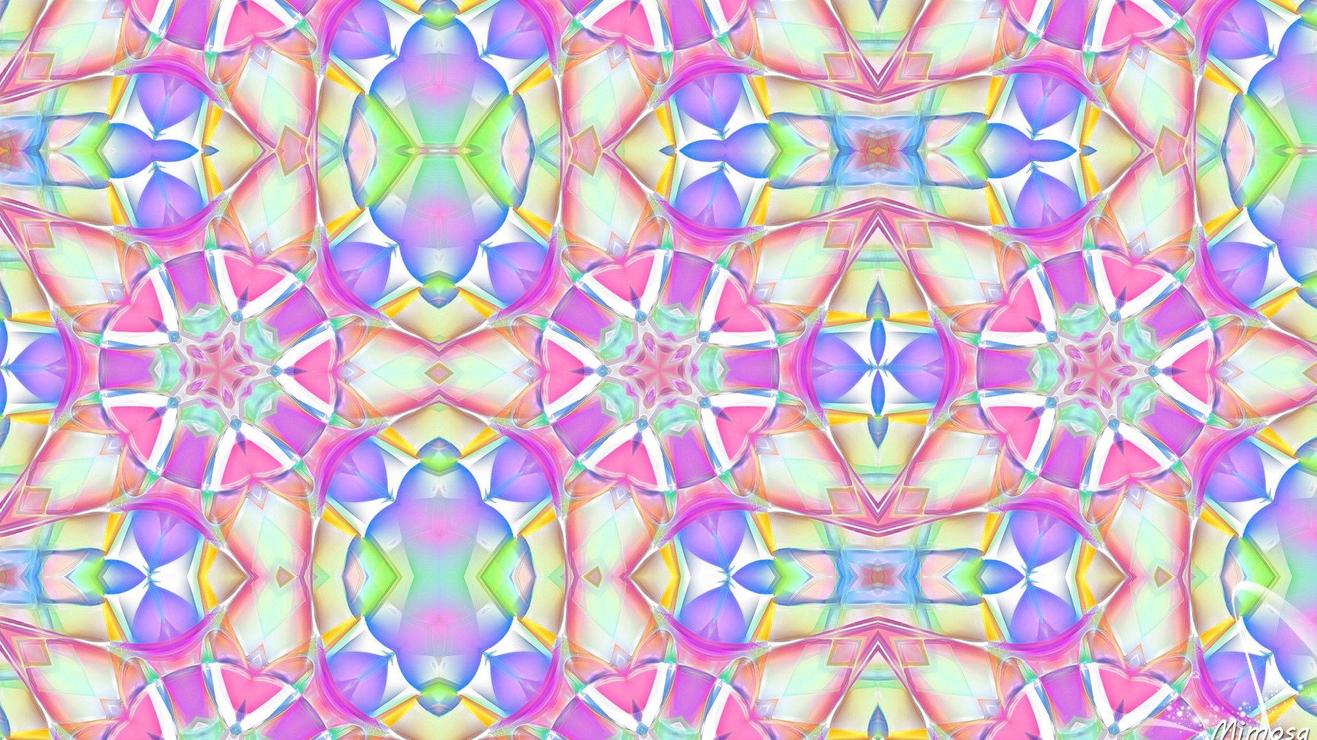 Free download wallpaper Abstract, Colors, Kaleidoscope, Pastel on your PC desktop