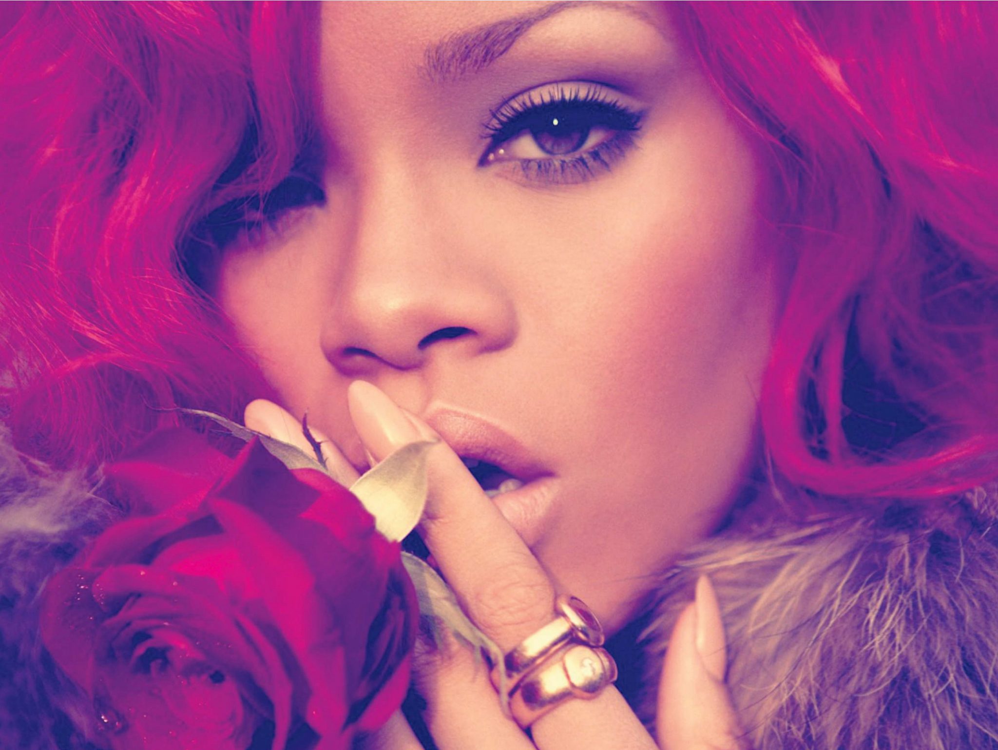 Download mobile wallpaper Music, Rihanna for free.