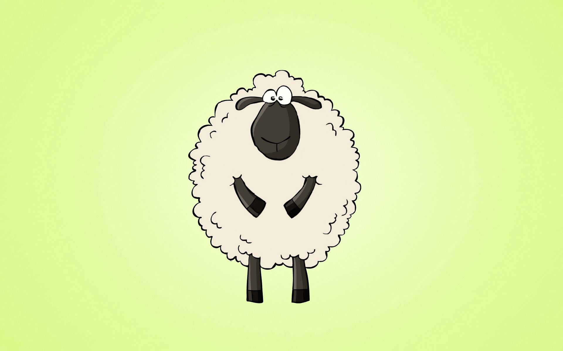 56507 скачать картинку овечка, рисунок, вектор, кудри - обои и заставки бесплатно