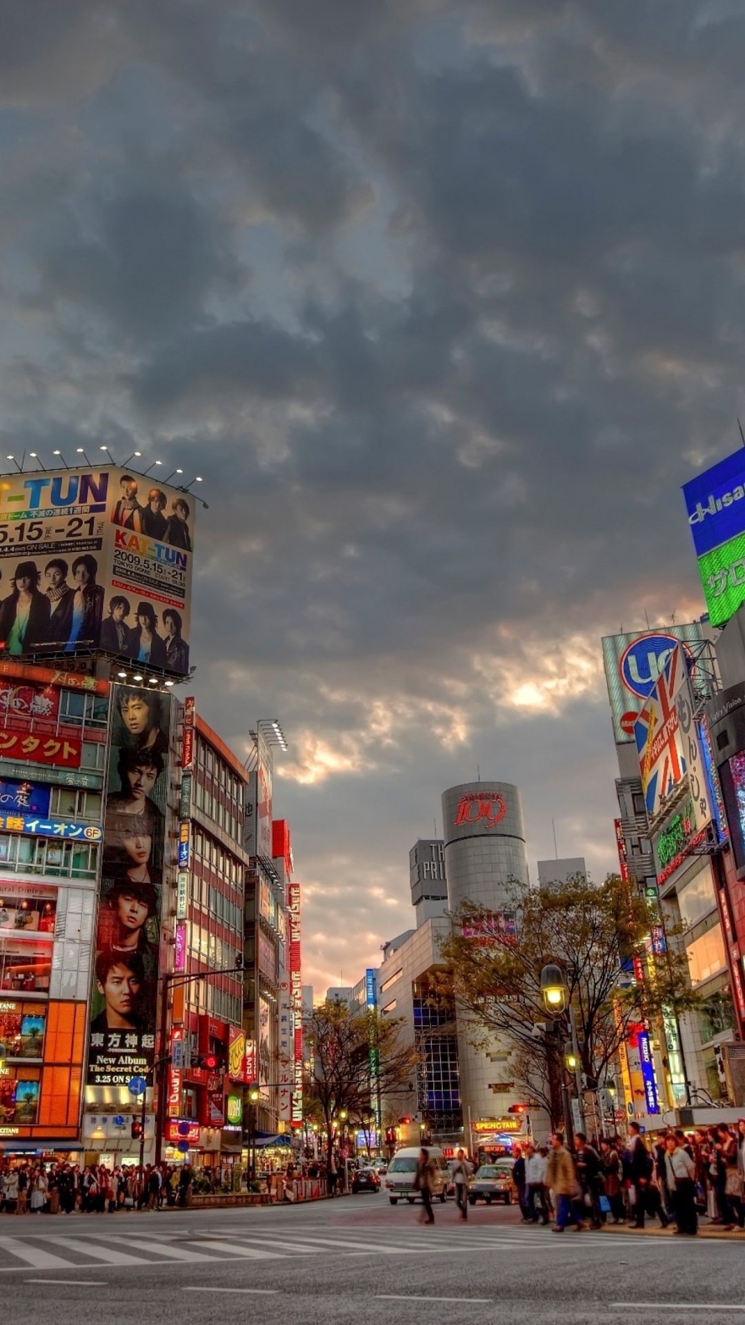 Скачати мобільні шпалери Міста, Місто, Будівля, Hdr, Натовп, Токіо, Створено Людиною безкоштовно.