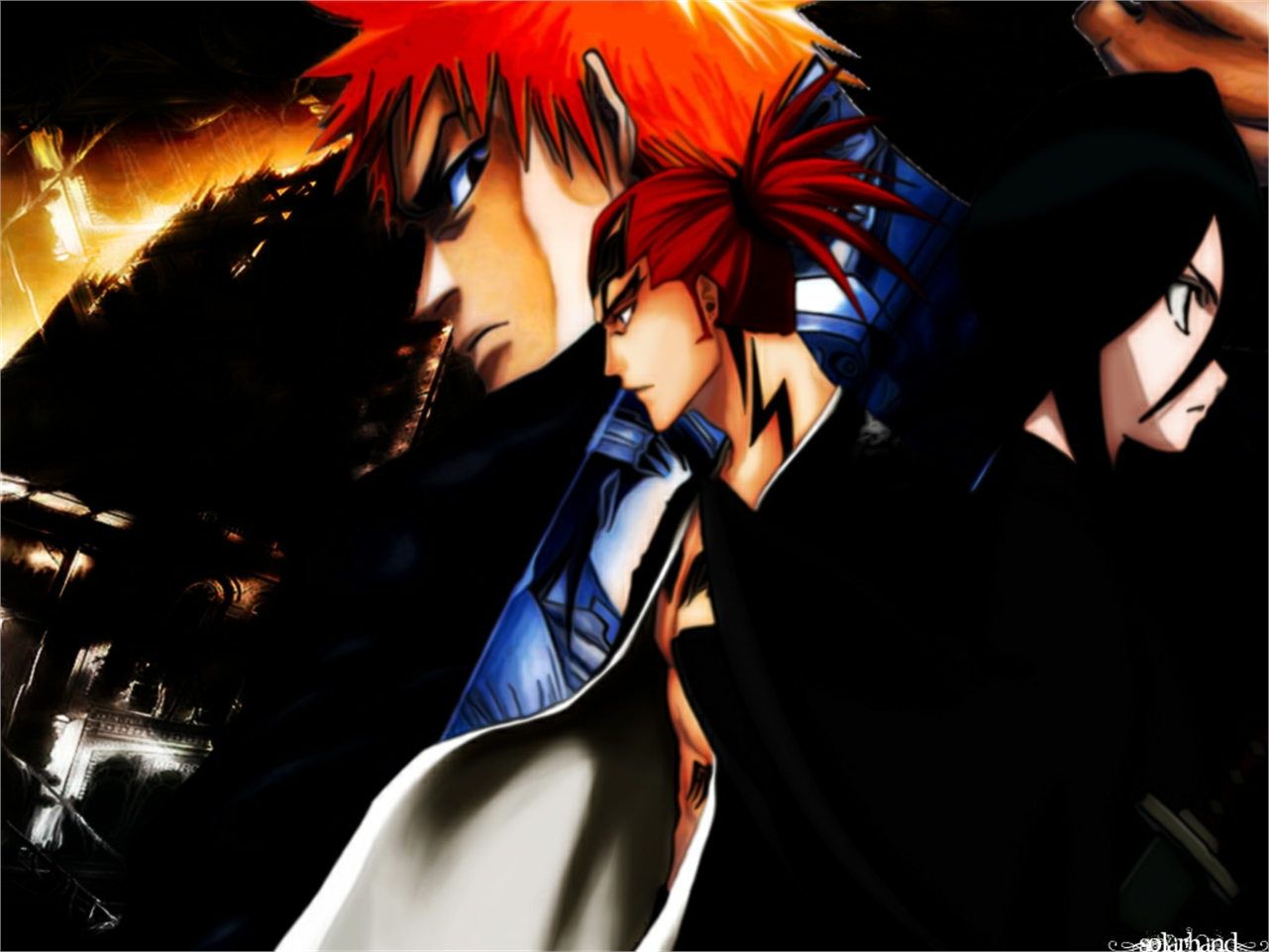 Descarga gratuita de fondo de pantalla para móvil de Animado, Rukia Kuchiki, Bleach: Burîchi, Ichigo Kurosaki.