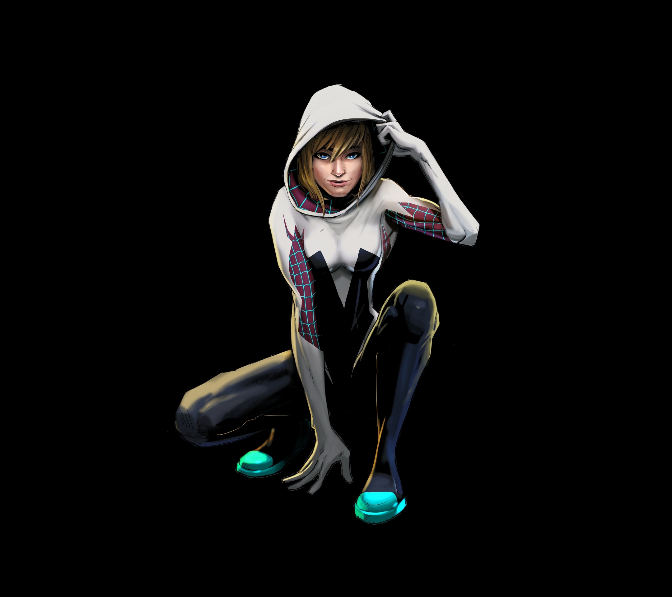 Laden Sie das Comics, Spider Gwen-Bild kostenlos auf Ihren PC-Desktop herunter