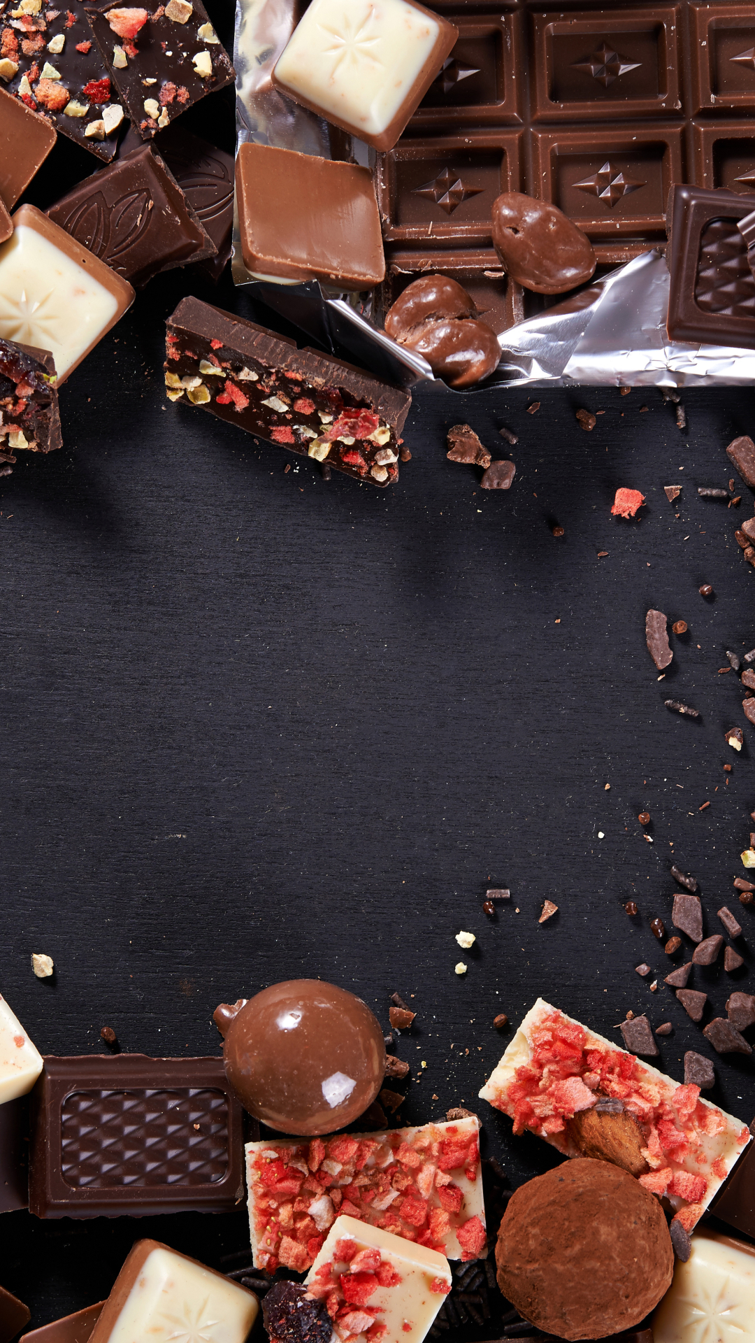 Descarga gratuita de fondo de pantalla para móvil de Chocolate, Dulces, Alimento.