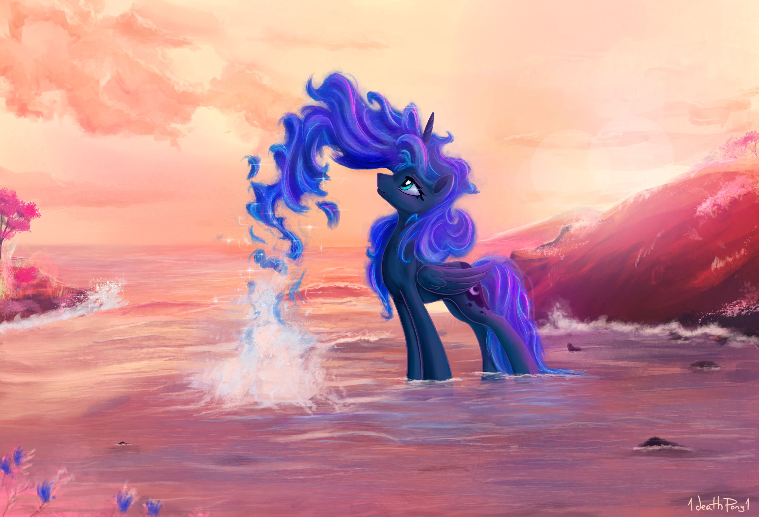 Download mobile wallpaper Pony, My Little Pony, Tv Show, My Little Pony: Friendship Is Magic, Princess Luna for free.