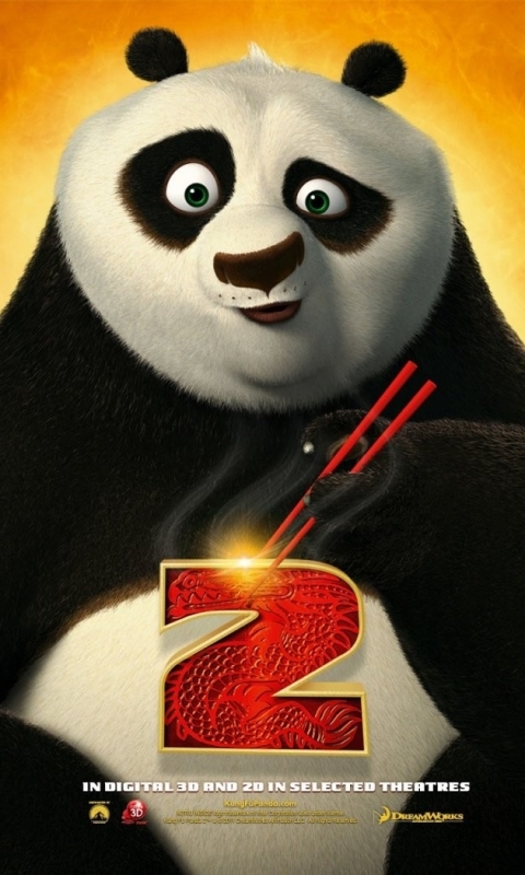 Download mobile wallpaper Movie, Kung Fu Panda 2, Kung Fu Panda for free.