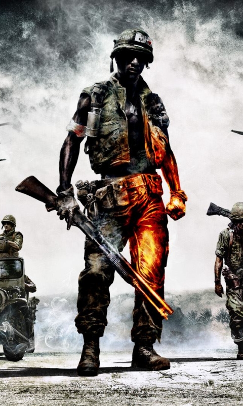 Descarga gratuita de fondo de pantalla para móvil de Campo De Batalla, Videojuego, Battlefield: Bad Company 2.