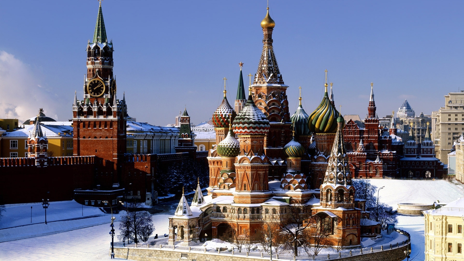 Download mobile wallpaper Religious, Saint Basil's Cathedral for free.