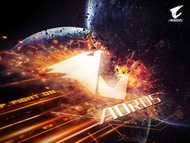 Download mobile wallpaper Technology, Gigabyte Aorus for free.