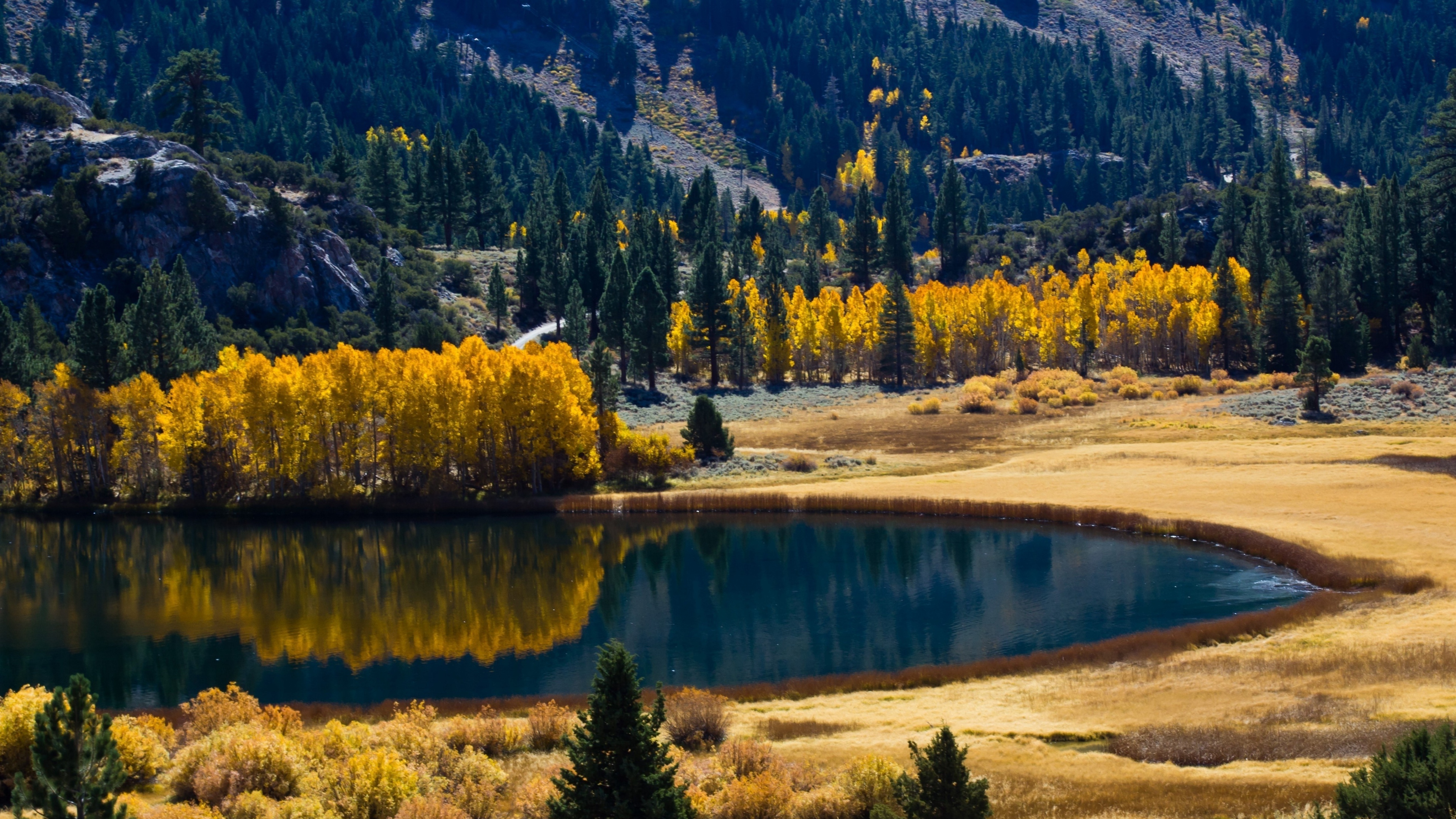 Laden Sie das Landschaft, Wald, Gebirge, Teich, Erde/natur-Bild kostenlos auf Ihren PC-Desktop herunter