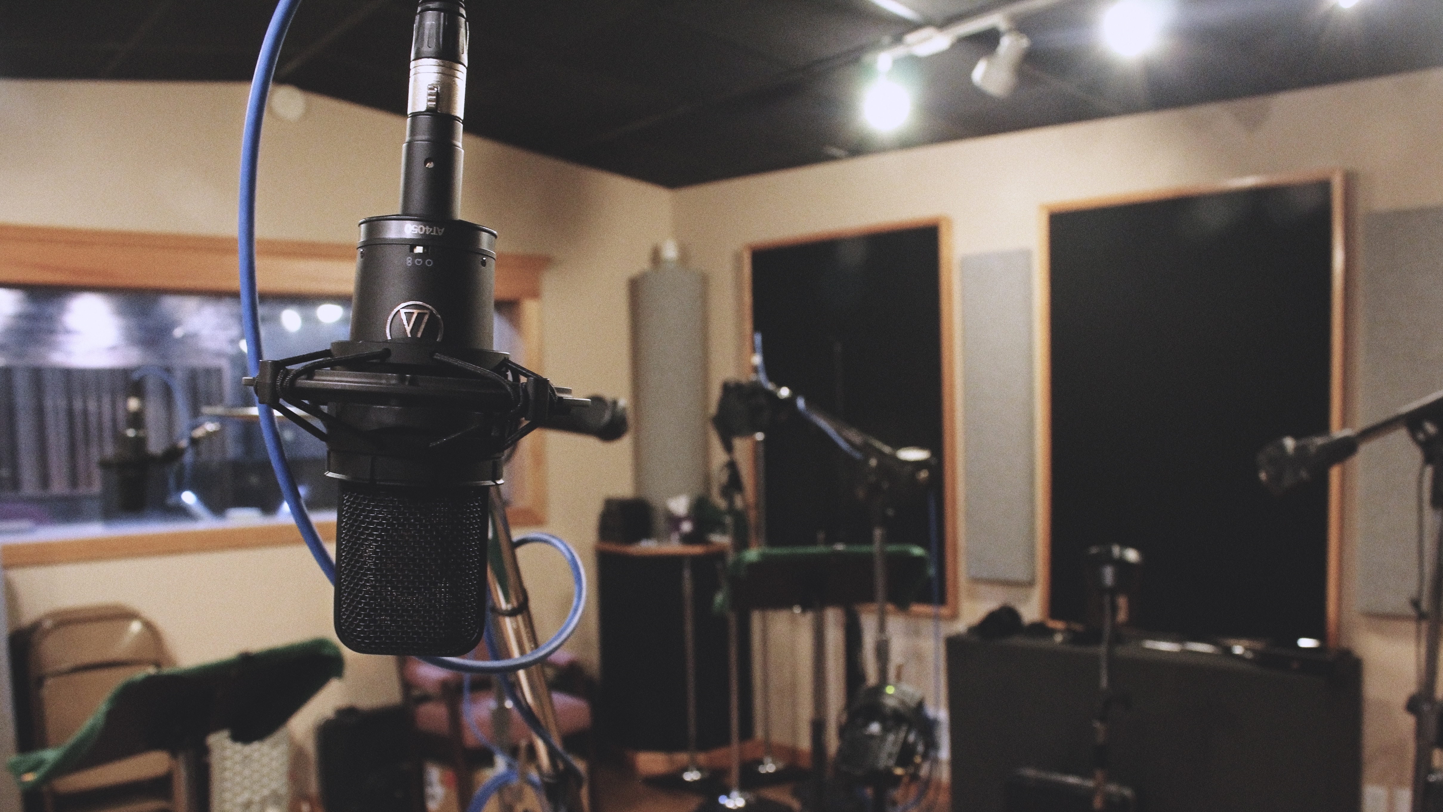 studio, music, equipment, apparatus, microphone