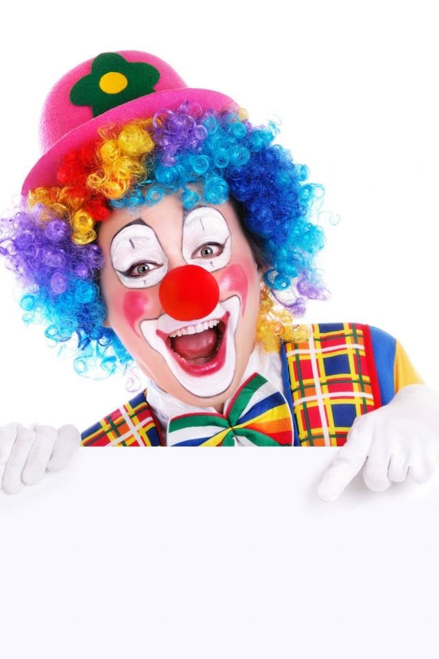 Download mobile wallpaper Clown, Humor for free.