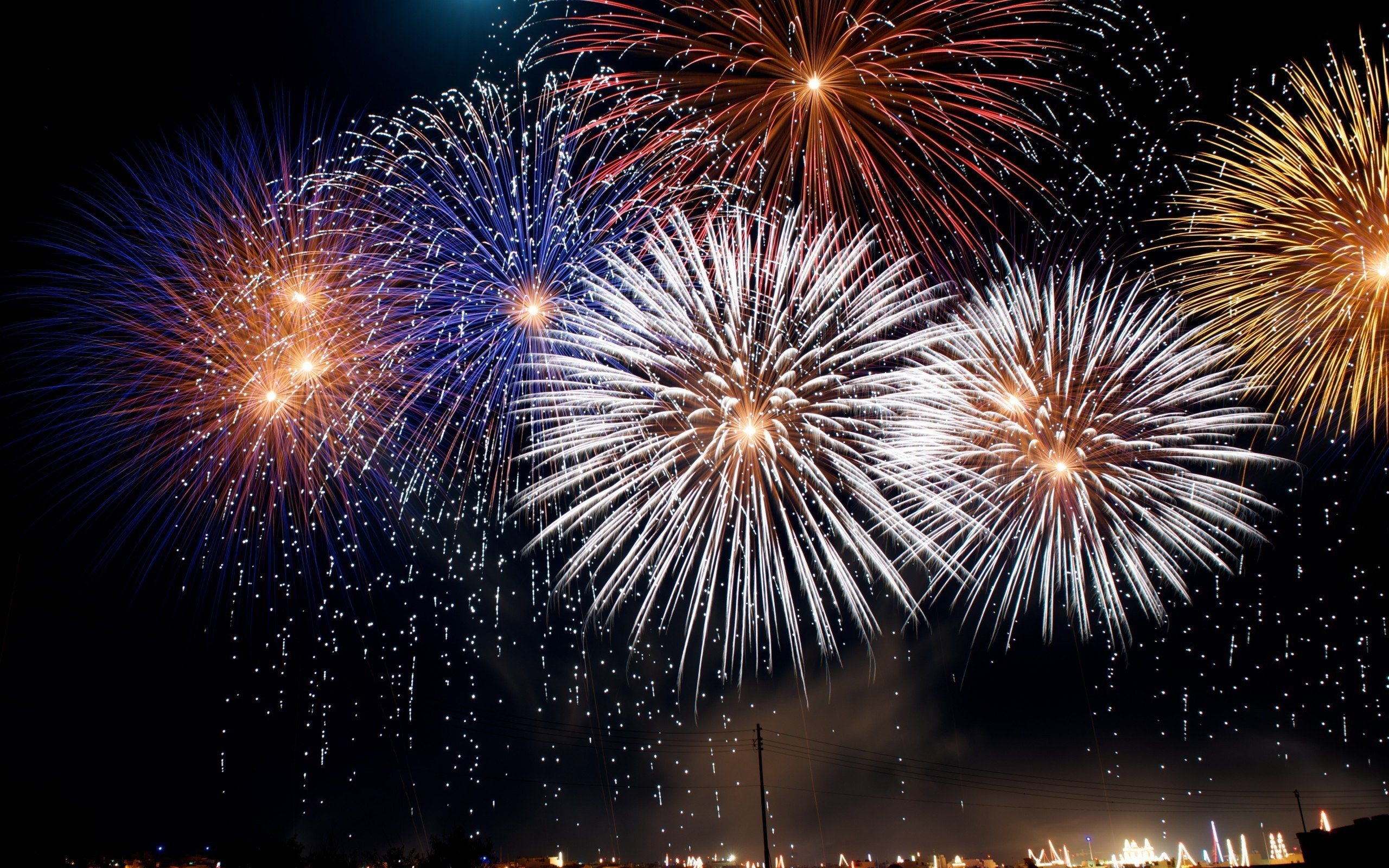 Free download wallpaper Fireworks, Photography on your PC desktop