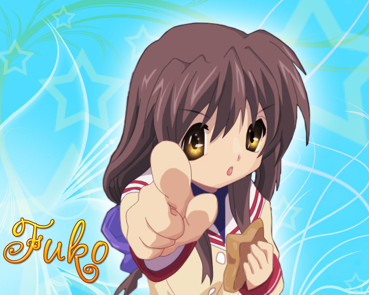 Handy-Wallpaper Animes, Clannad, Fuuko Ibuki kostenlos herunterladen.