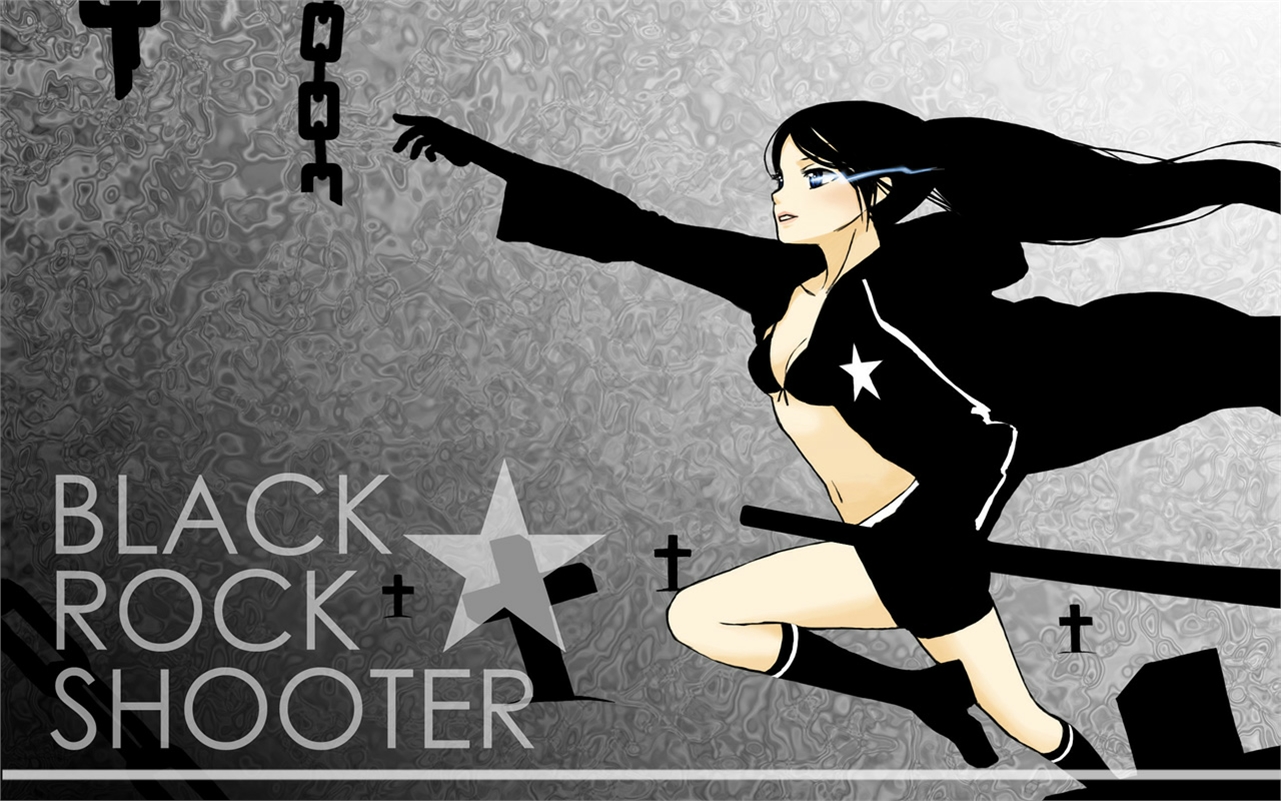 Download mobile wallpaper Anime, Black Rock Shooter for free.