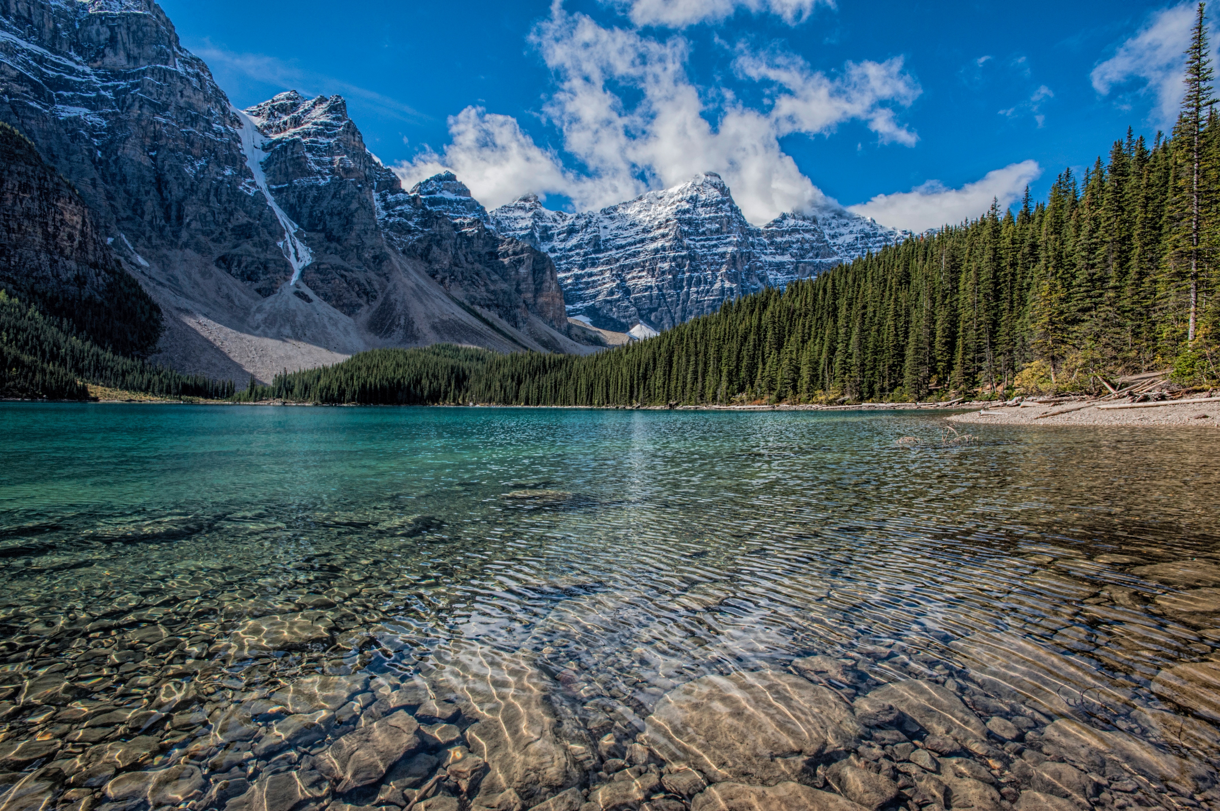 137106 Bild herunterladen natur, mountains, kanada, see, louise - Hintergrundbilder und Bildschirmschoner kostenlos