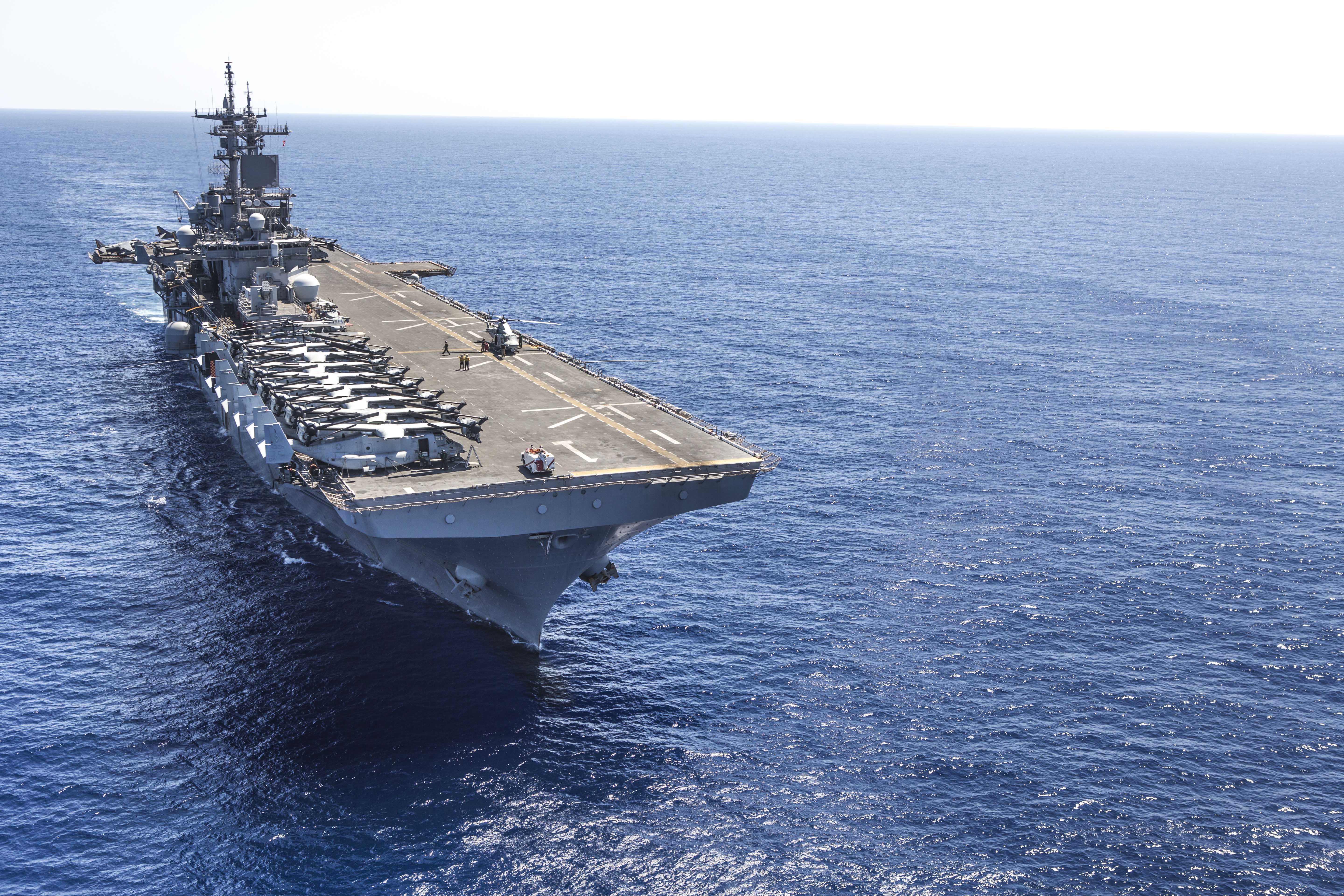 military, united states navy, aircraft carrier, amphibious assault ship, uss wasp (lhd 1), warship, warships