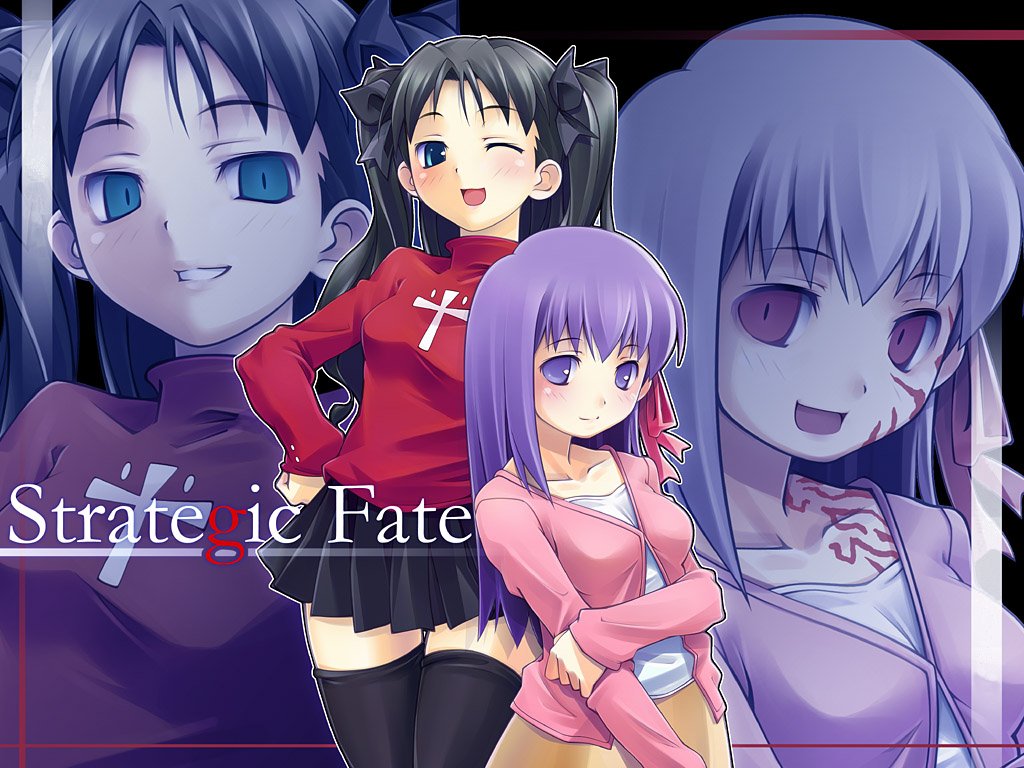 anime, fate/stay night, rin tohsaka, sakura matou