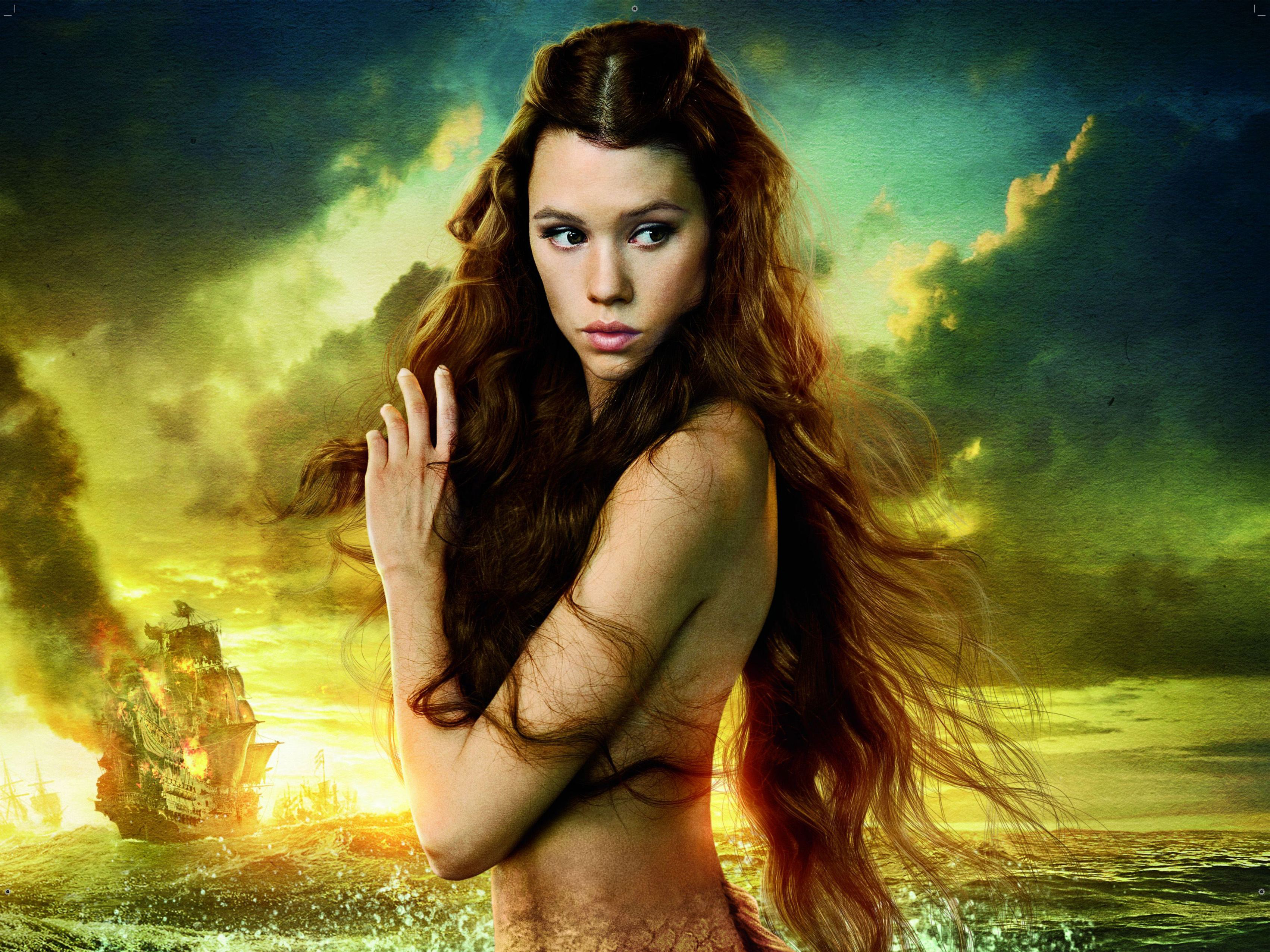 astrid bergès frisbey, syrena (pirates of the caribbean), movie, pirates of the caribbean: on stranger tides, mermaid, pirates of the caribbean