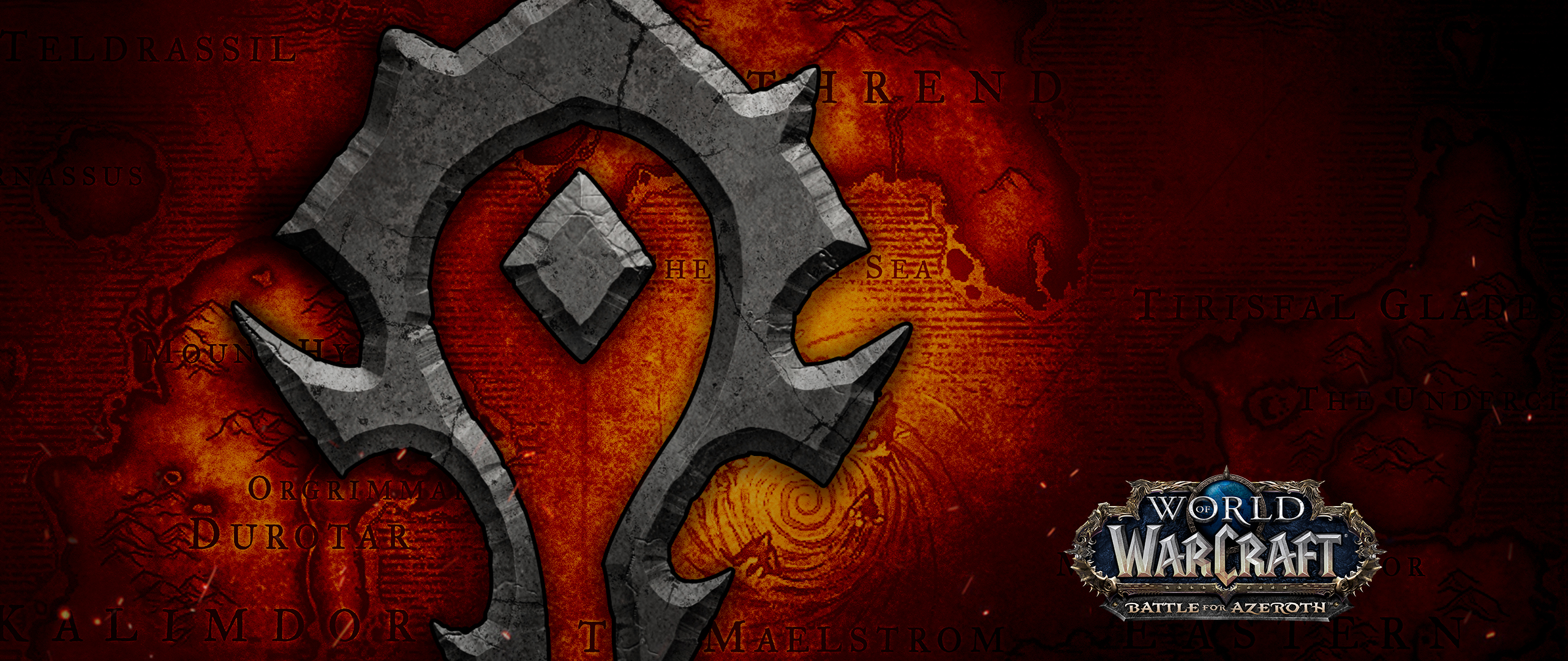Скачать обои Мир Warcraft: Битва За Азерот на телефон бесплатно