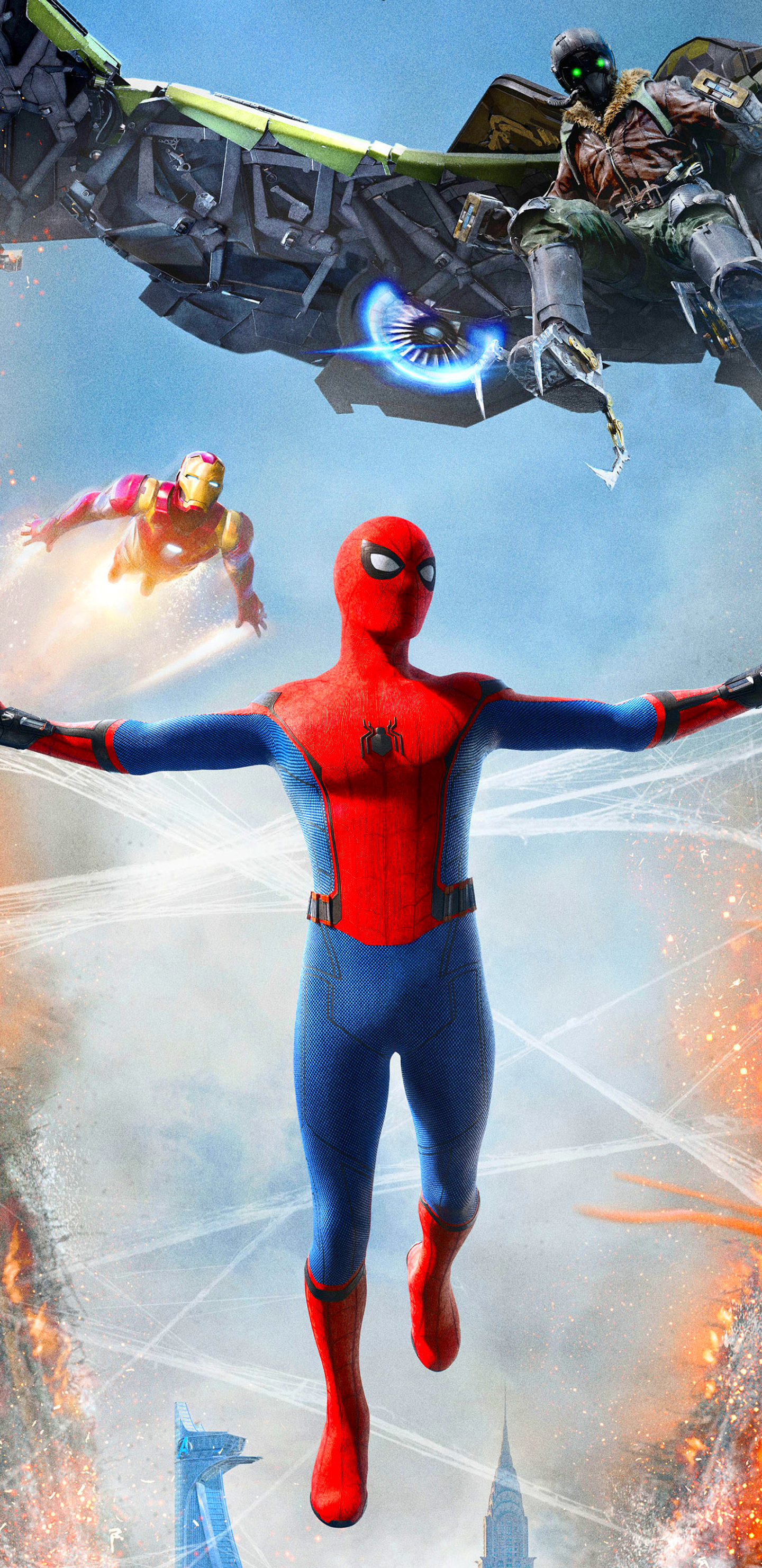 Laden Sie das Filme, Ironman, Spider Man, Geier (Marvel Comics), Spider Man: Homecoming-Bild kostenlos auf Ihren PC-Desktop herunter