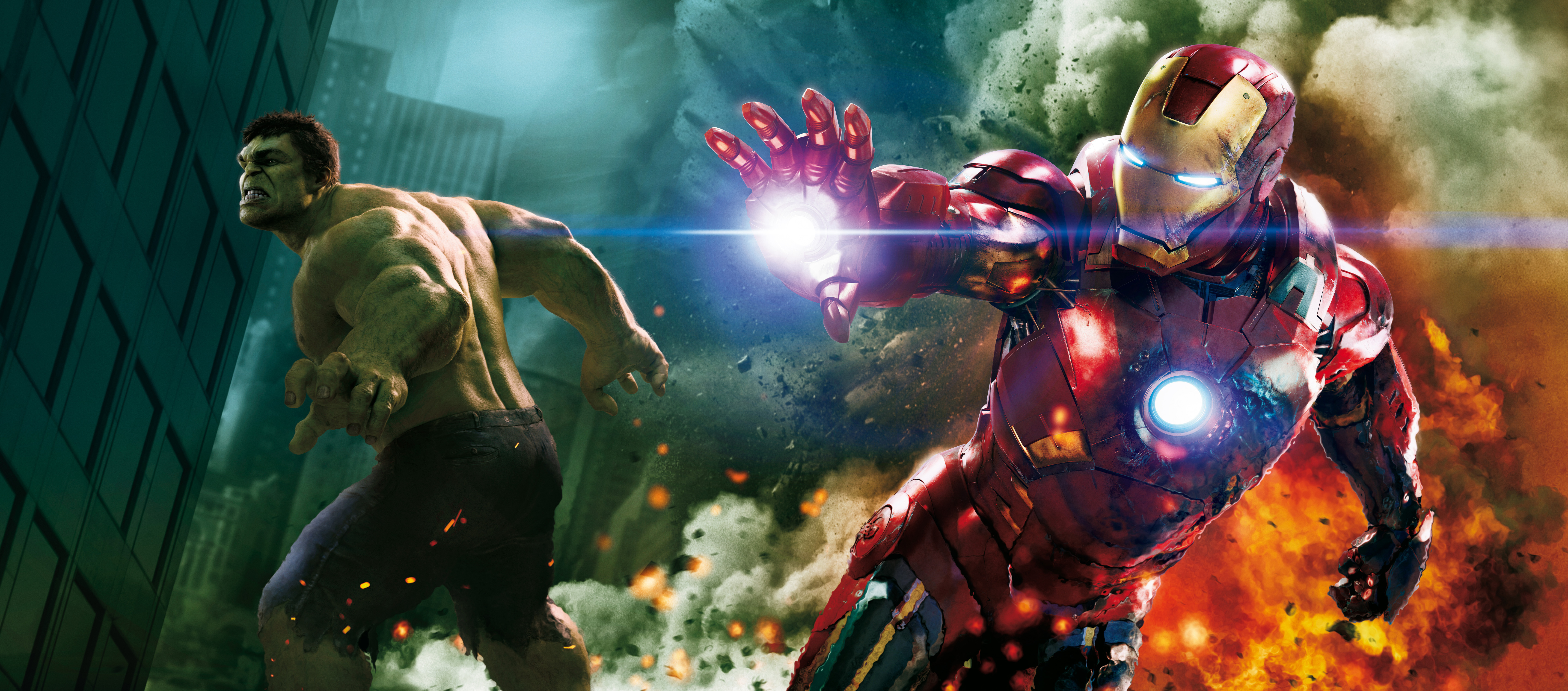 Free download wallpaper Hulk, Iron Man, Avengers, Movie, The Avengers on your PC desktop