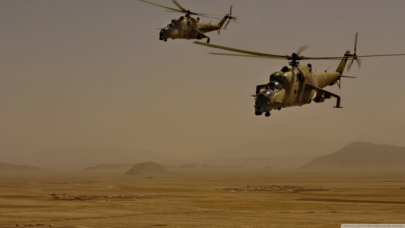 Скачати мобільні шпалери Вертоліт, Військовий, Міль Мі 24 безкоштовно.