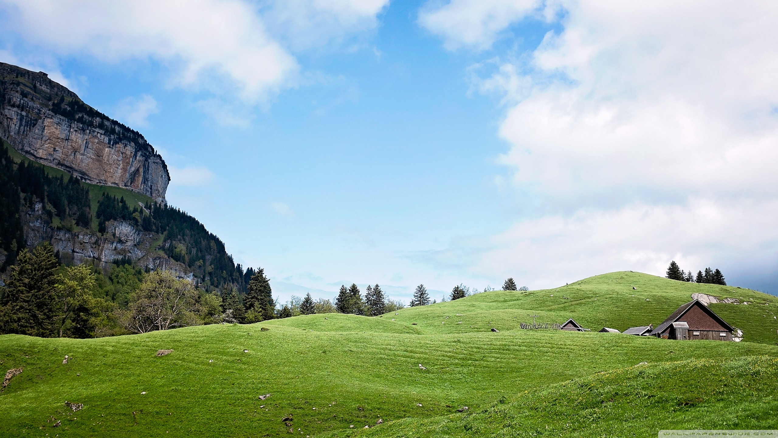 Скачать картинку Пейзаж, Гора, Швейцария, Фотографии в телефон бесплатно.