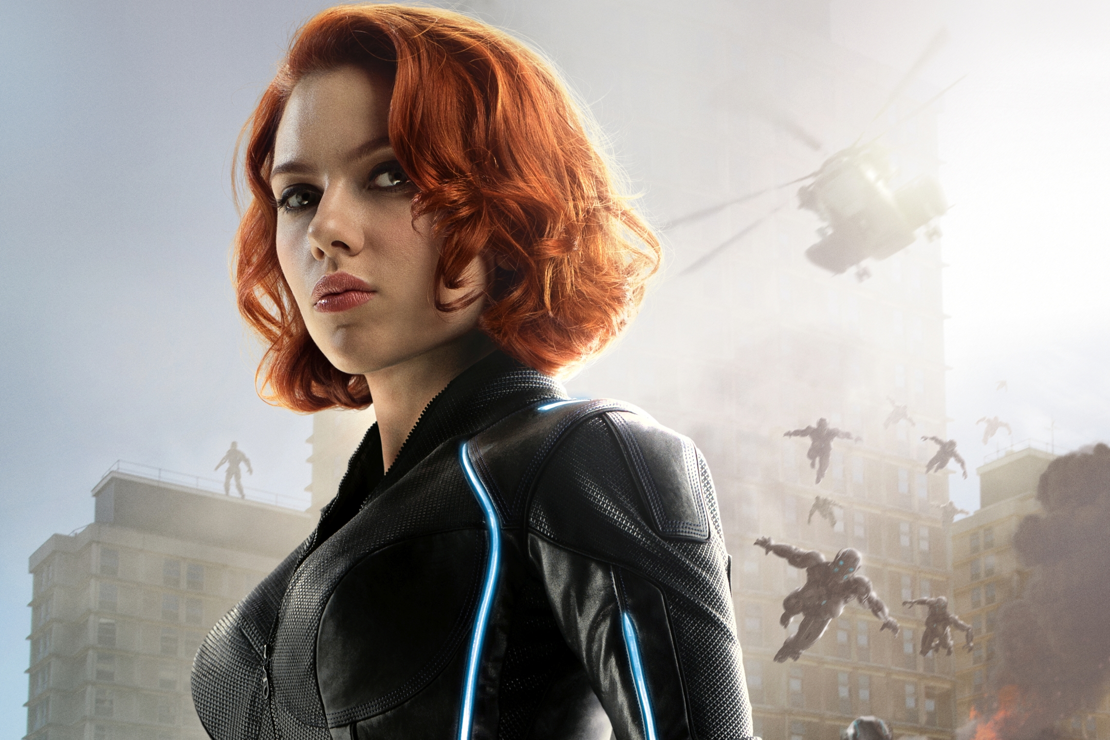 Download mobile wallpaper Scarlett Johansson, Avengers, Movie, Black Widow, The Avengers, Avengers: Age Of Ultron for free.