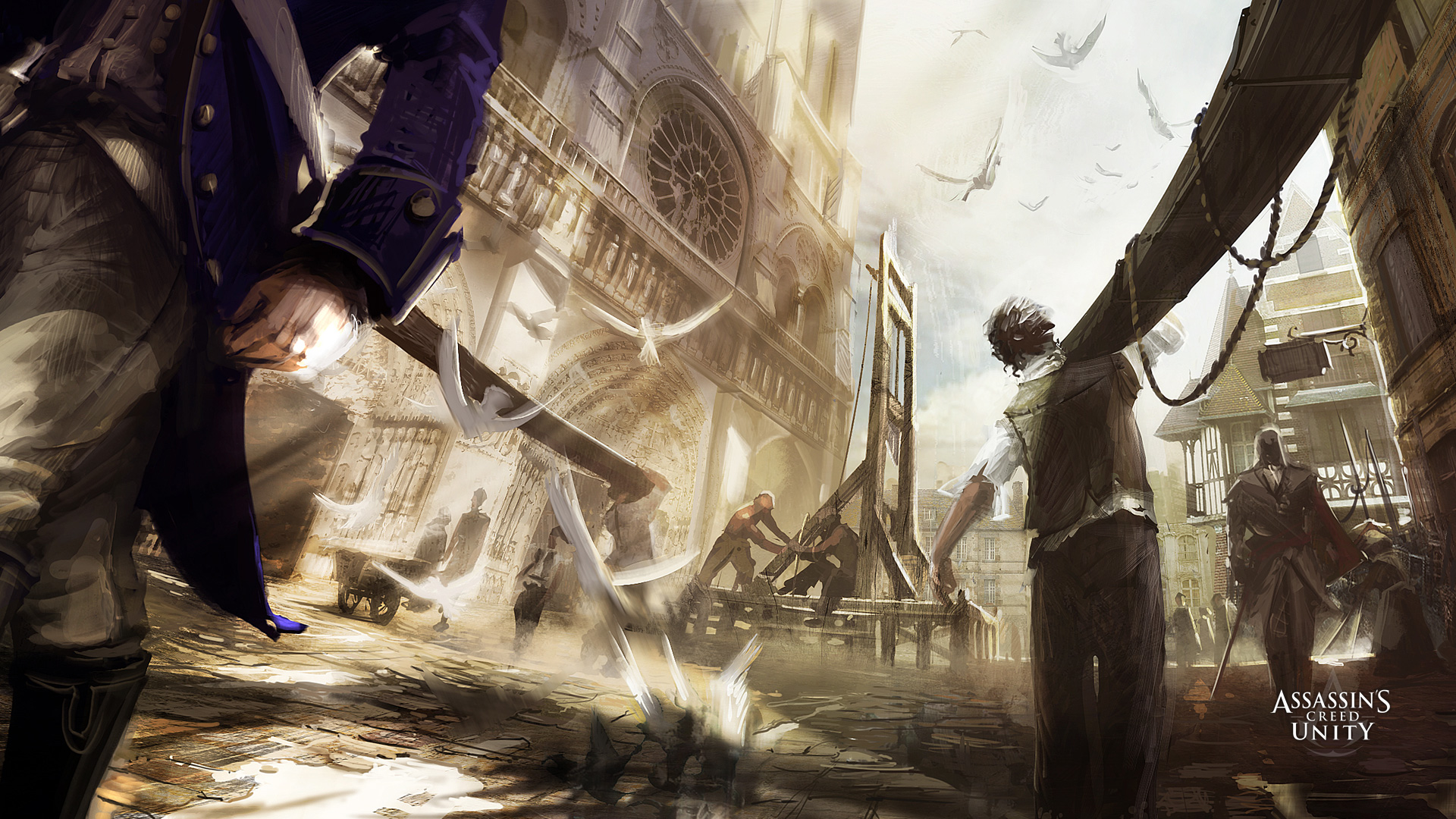 Descarga gratuita de fondo de pantalla para móvil de Assassin's Creed: Unidad, Assassin's Creed, Videojuego.