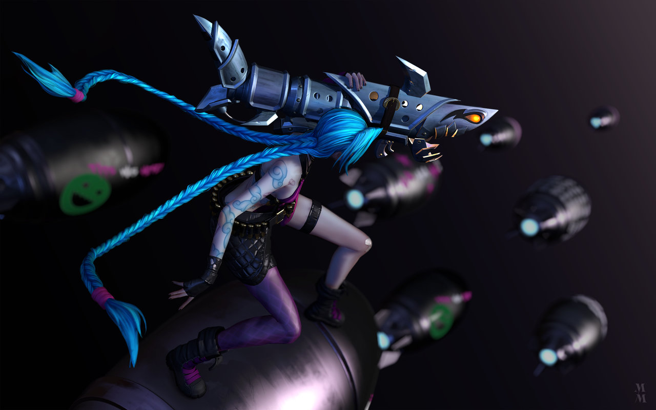 Download mobile wallpaper League Of Legends, Video Game, Jinx (League Of Legends) for free.