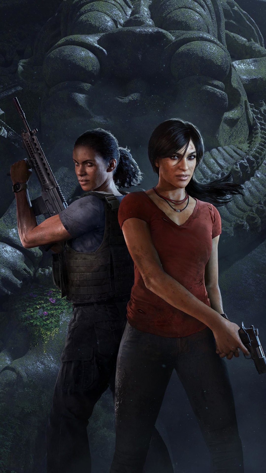 Download mobile wallpaper Uncharted, Video Game, Uncharted: The Lost Legacy, Chloe Frazer, Nadine Ross for free.