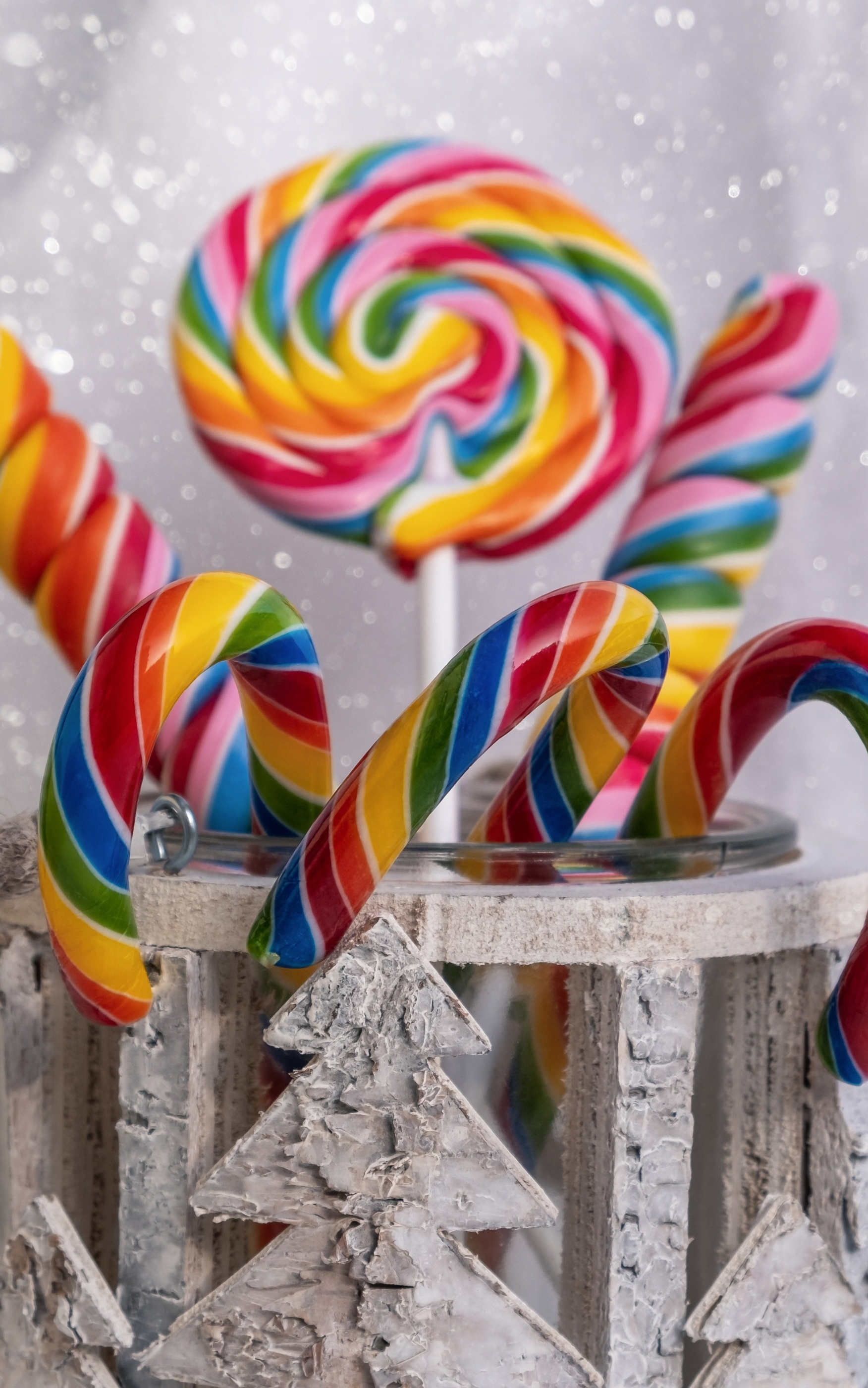 Download mobile wallpaper Food, Sweets, Candy, Candy Cane for free.