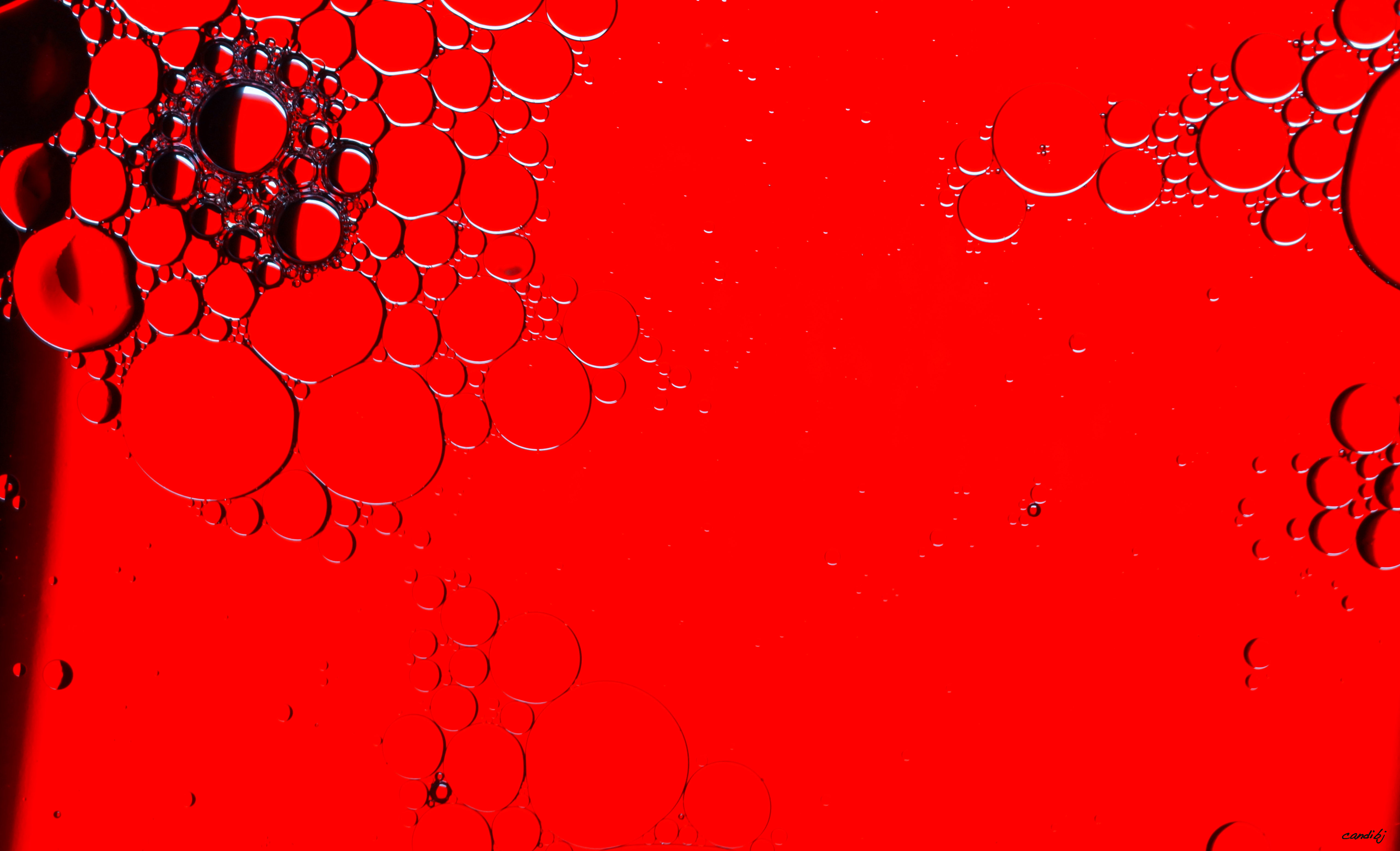 無料モバイル壁紙水, 泡, 赤い, 抽象をダウンロードします。