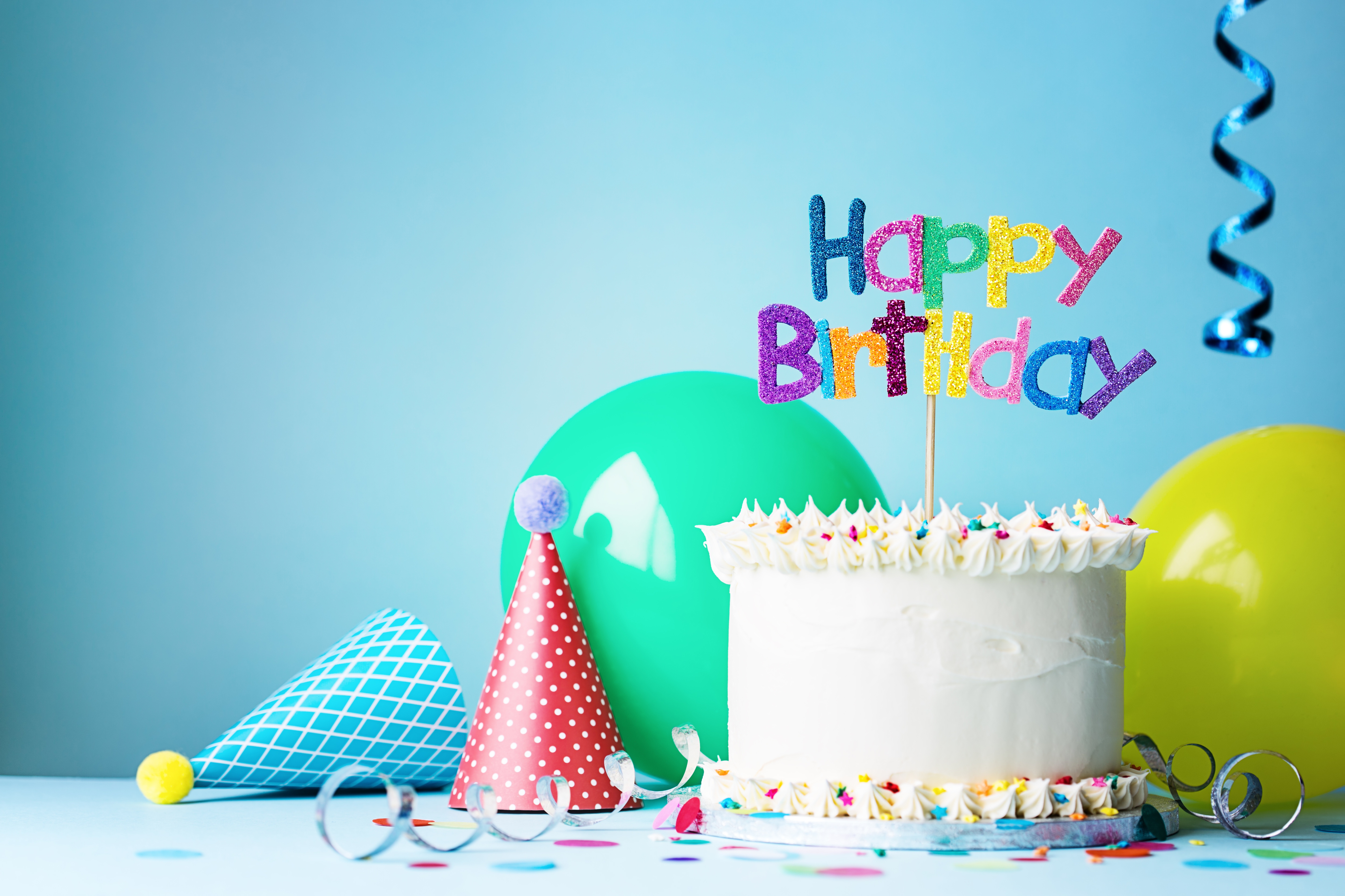 858846 завантажити картинку день народження, свято, торт, кольори, з днем народження, кондитерські вироби - шпалери і заставки безкоштовно