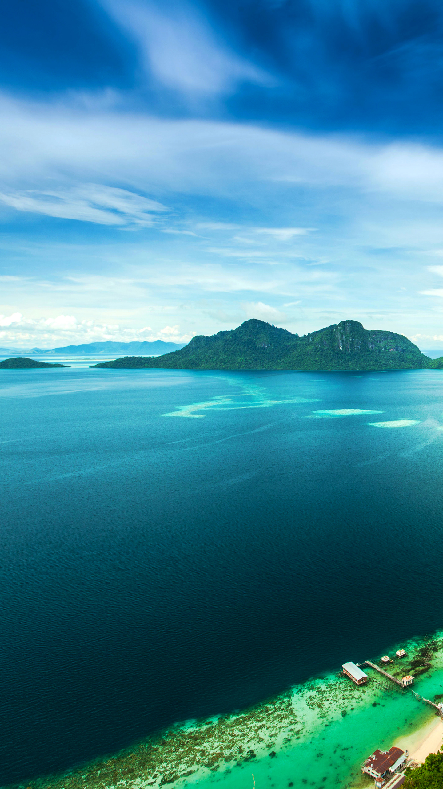 Скачати мобільні шпалери Океан, Острів, Берегова Лінія, Малайзія, Фотографія безкоштовно.