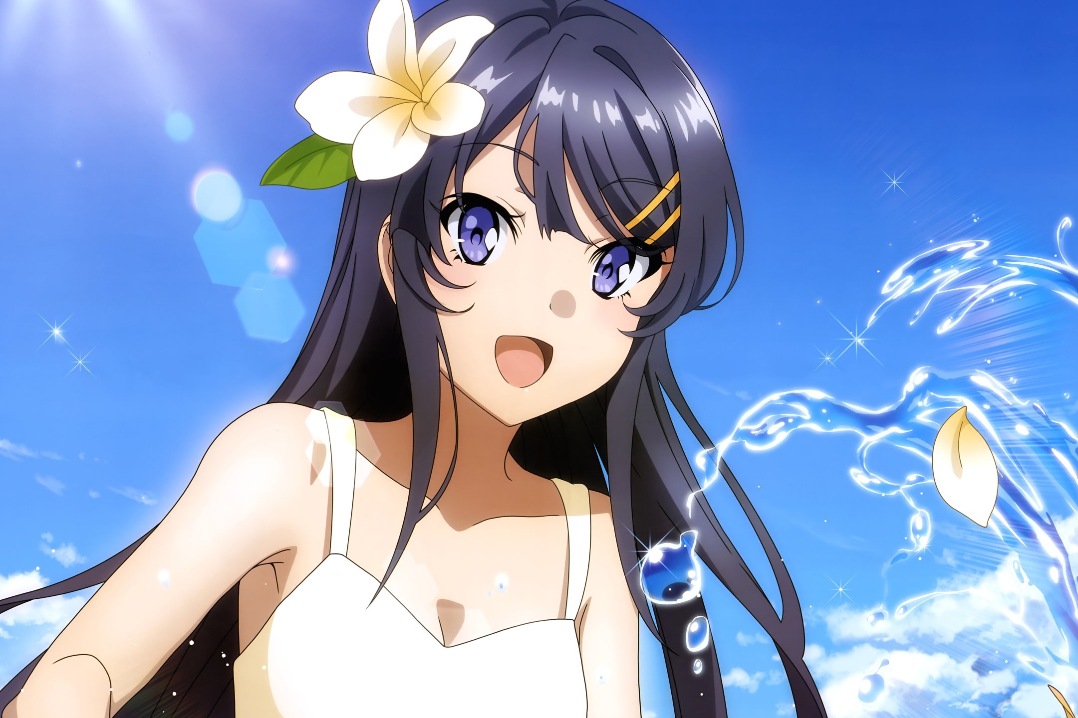 Laden Sie das Animes, Mai Sakurajima, Rascal Does Not Dream Of Bunny Girl Senpai-Bild kostenlos auf Ihren PC-Desktop herunter