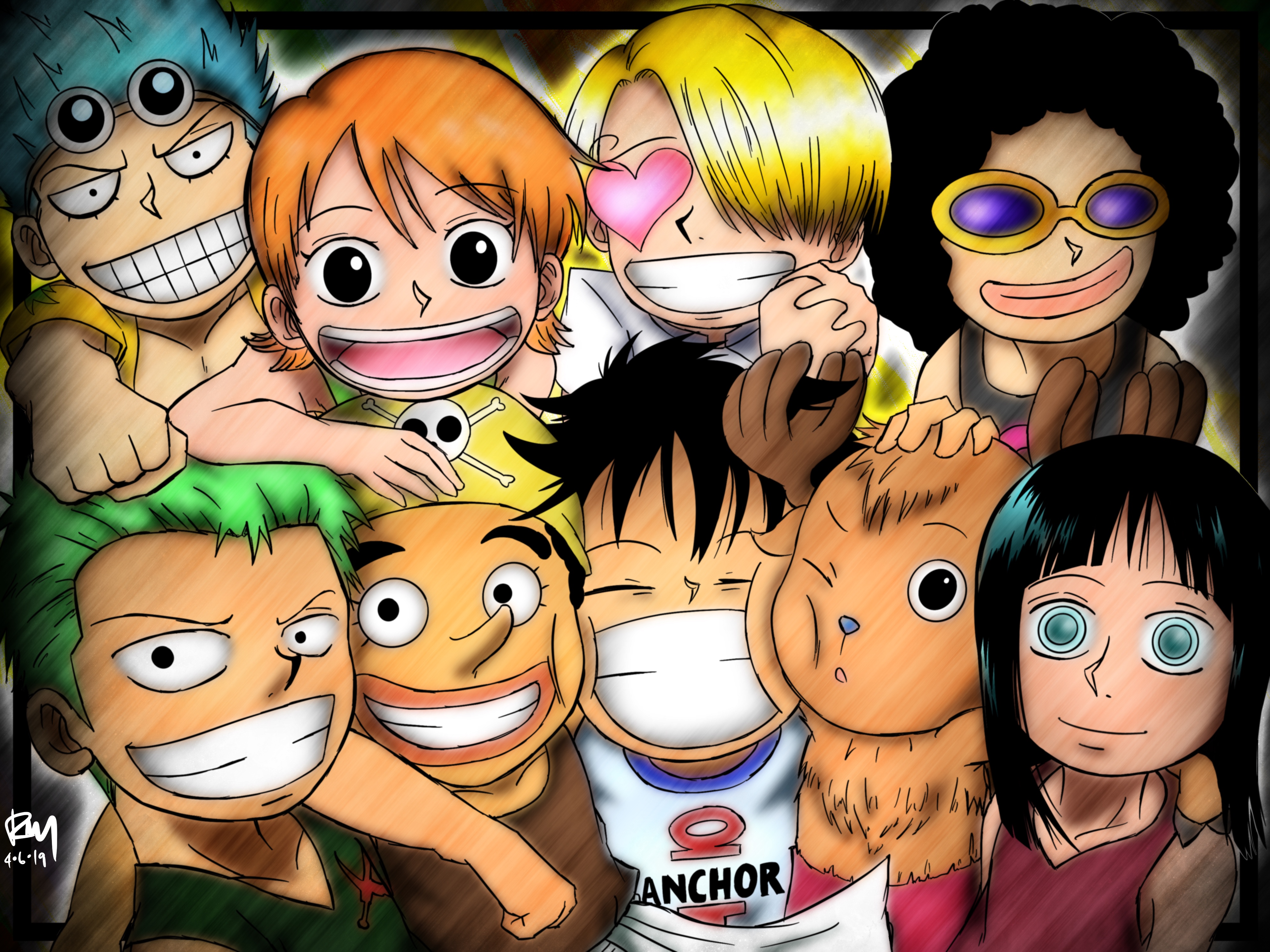 Download mobile wallpaper Anime, One Piece, Usopp (One Piece), Roronoa Zoro, Monkey D Luffy, Nami (One Piece), Sanji (One Piece), Brook (One Piece), Nico Robin, Franky (One Piece), Tom (One Piece) for free.