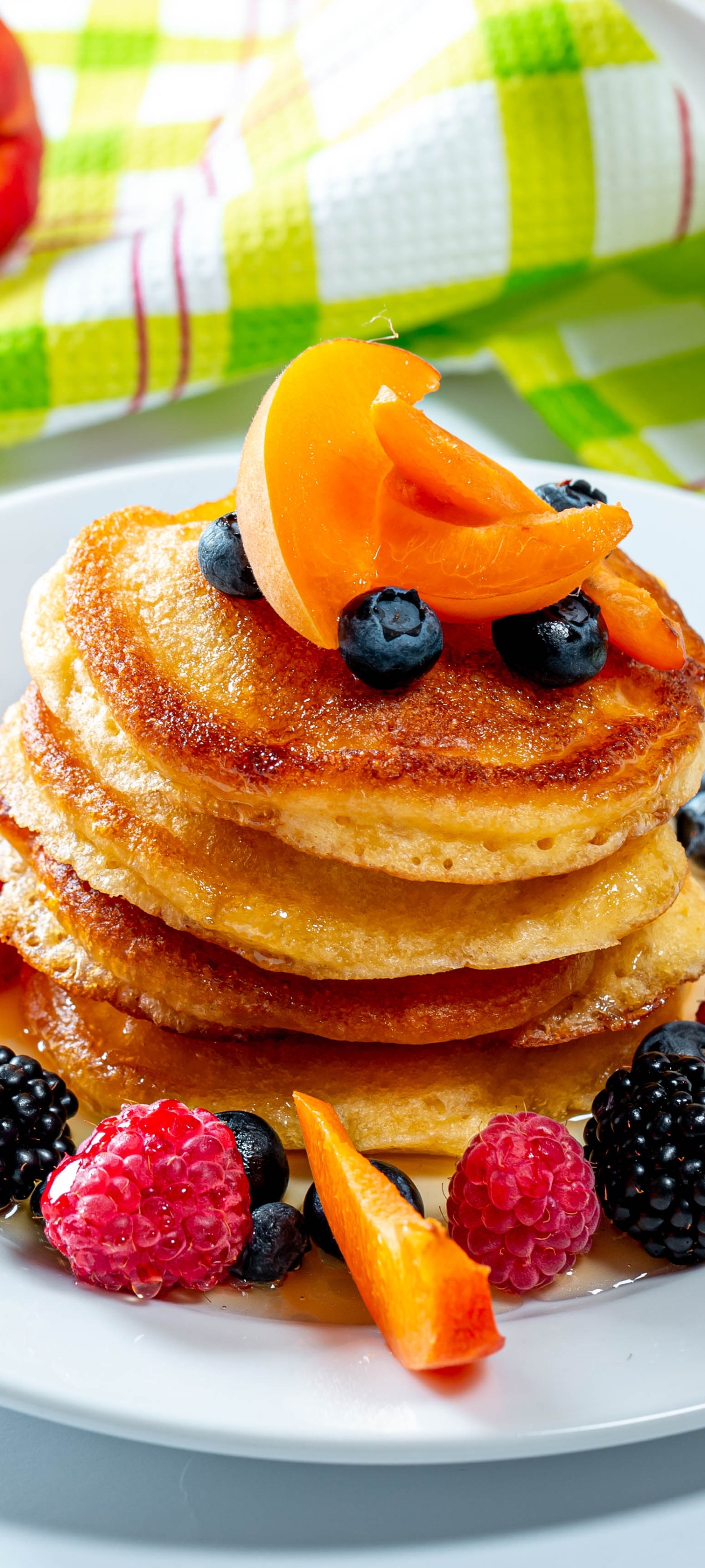 Download mobile wallpaper Food, Fruit, Breakfast, Pancake for free.