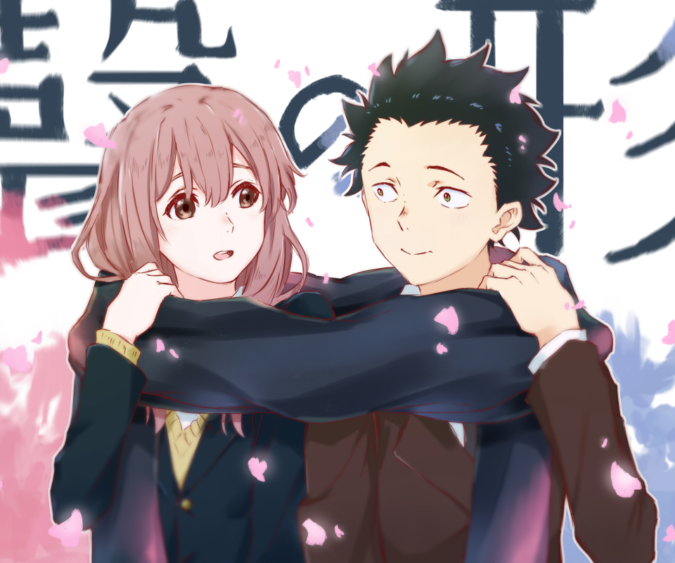 Handy-Wallpaper Animes, Shouko Nishimiya, Shoya Ishida, Koe No Katachi kostenlos herunterladen.