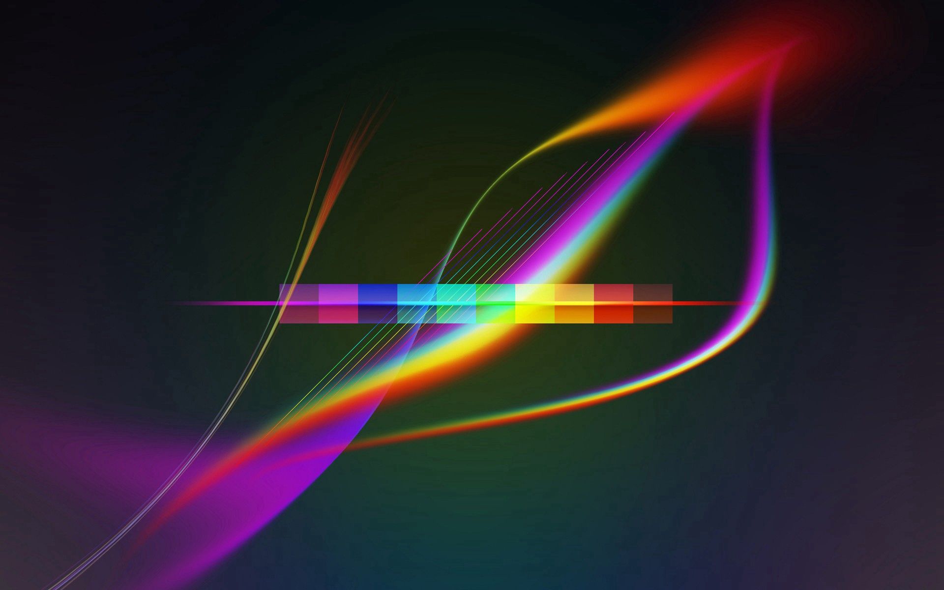 Download mobile wallpaper Wavy, Motley, Multicolored, Abstract, Bright, Lines, Background for free.